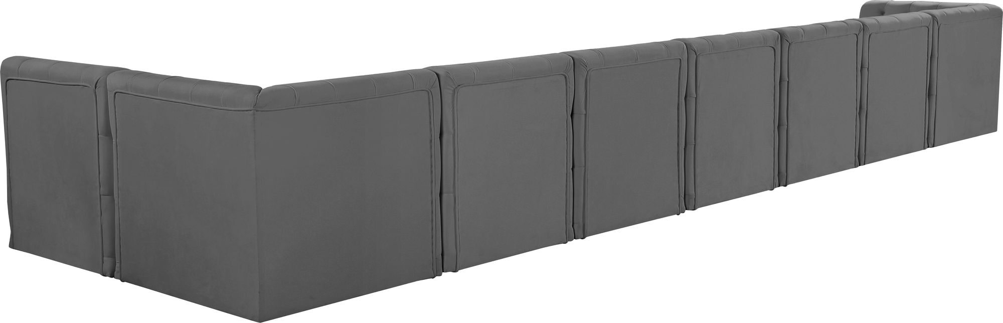 Tuft 186" 8-Piece Velvet Modular Sectional