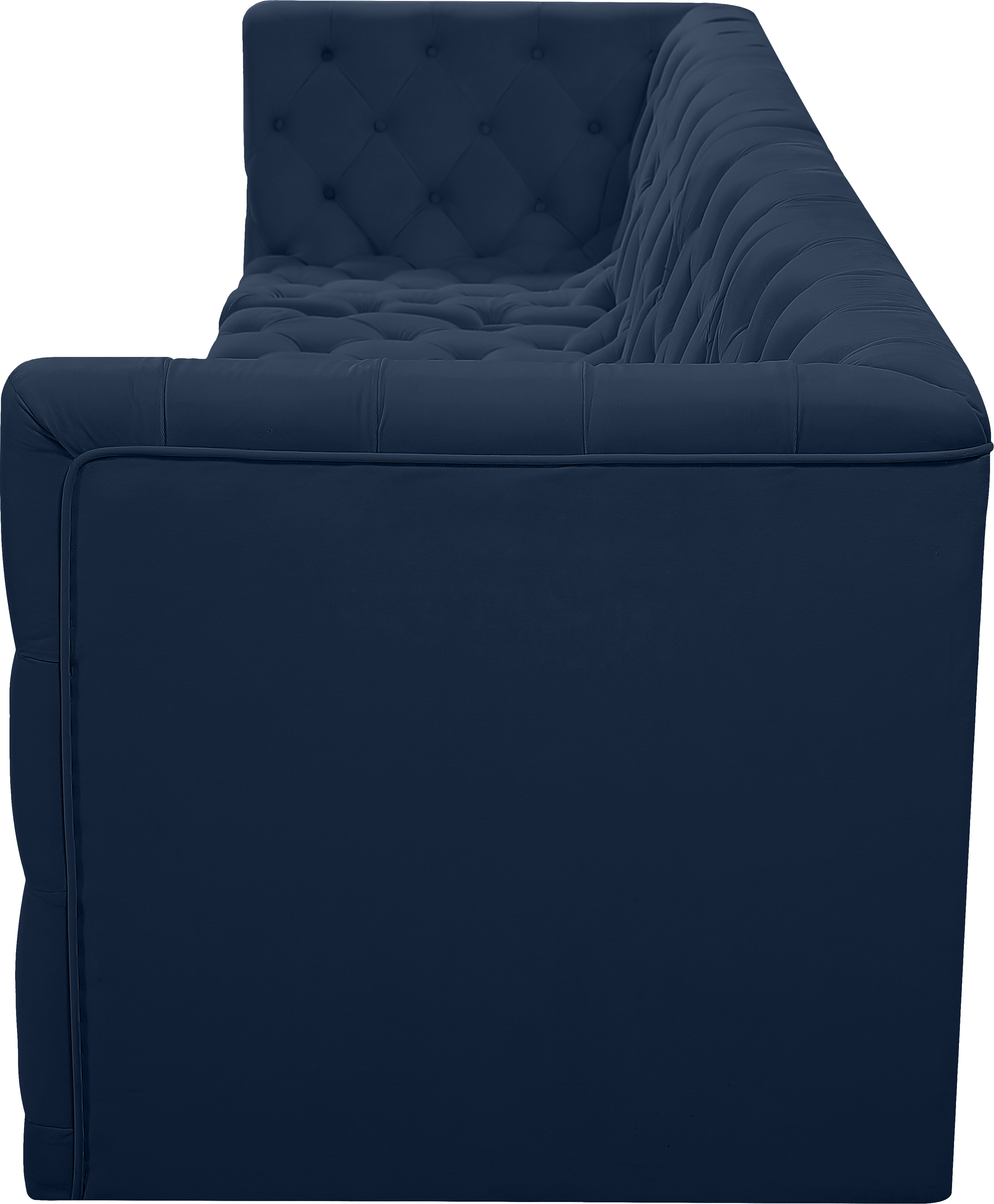 Tuft 128" Velvet Modular Sofa