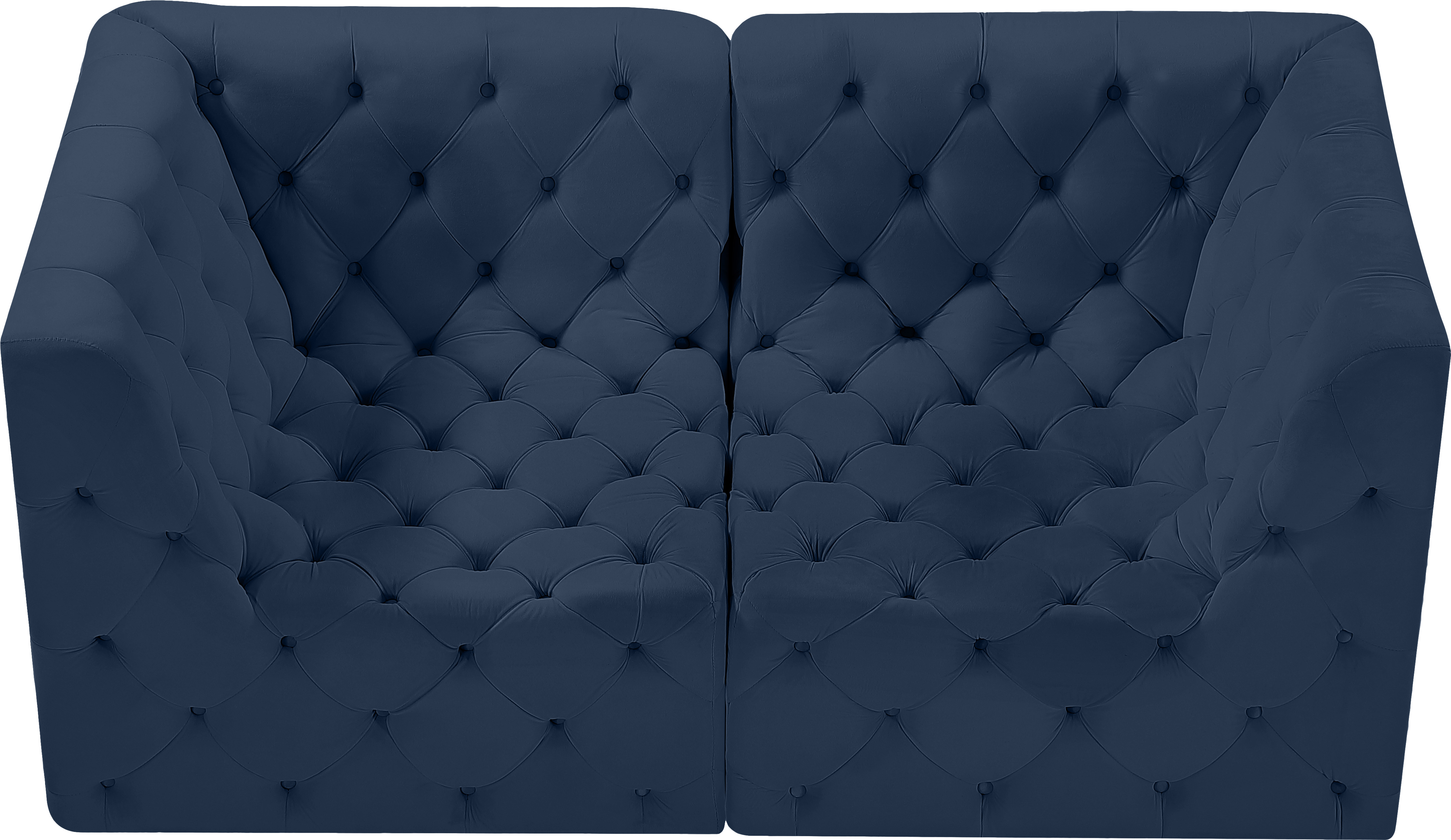 Tuft 70" Velvet Modular Sofa