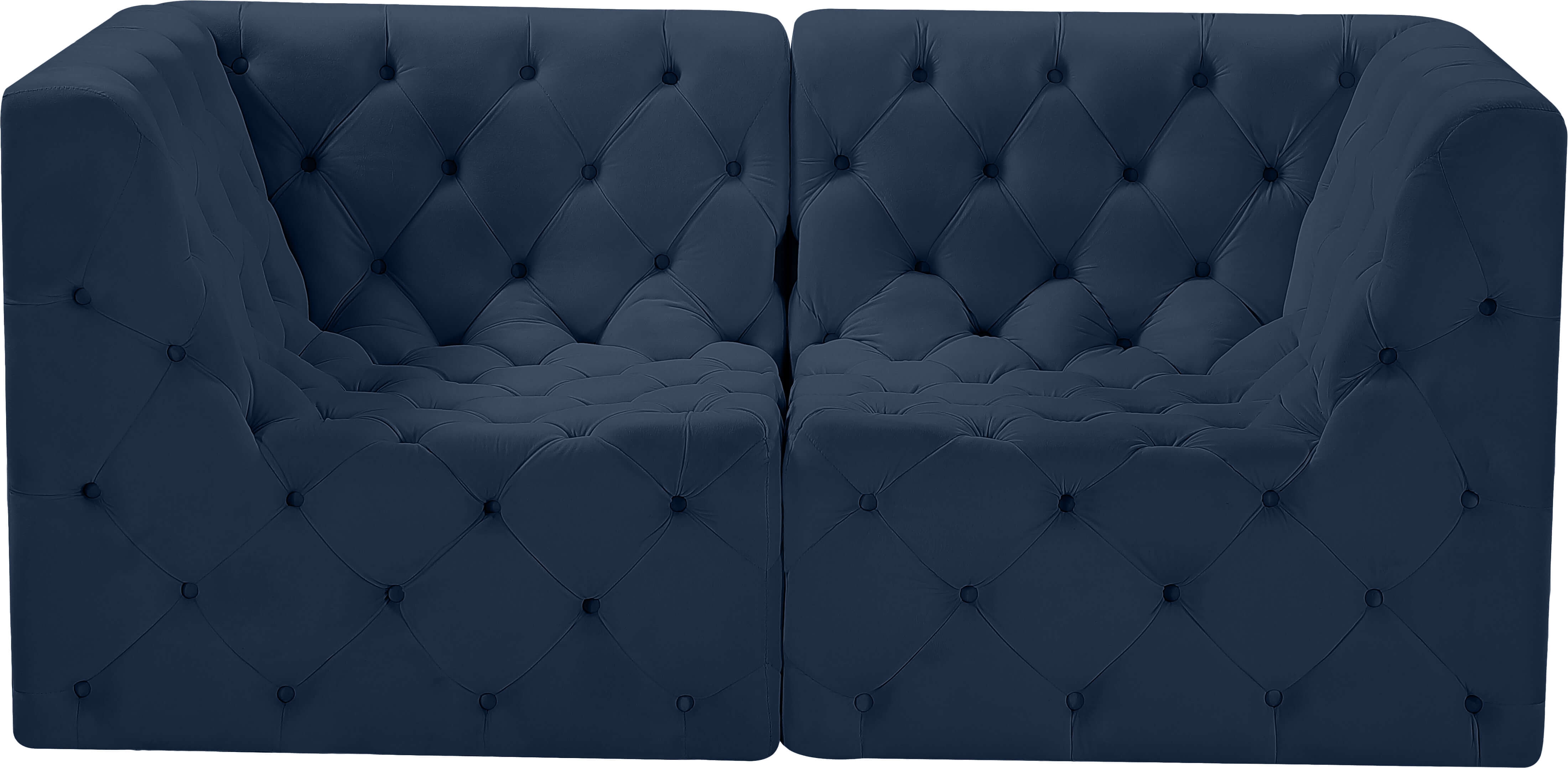 Tuft 70" Velvet Modular Sofa