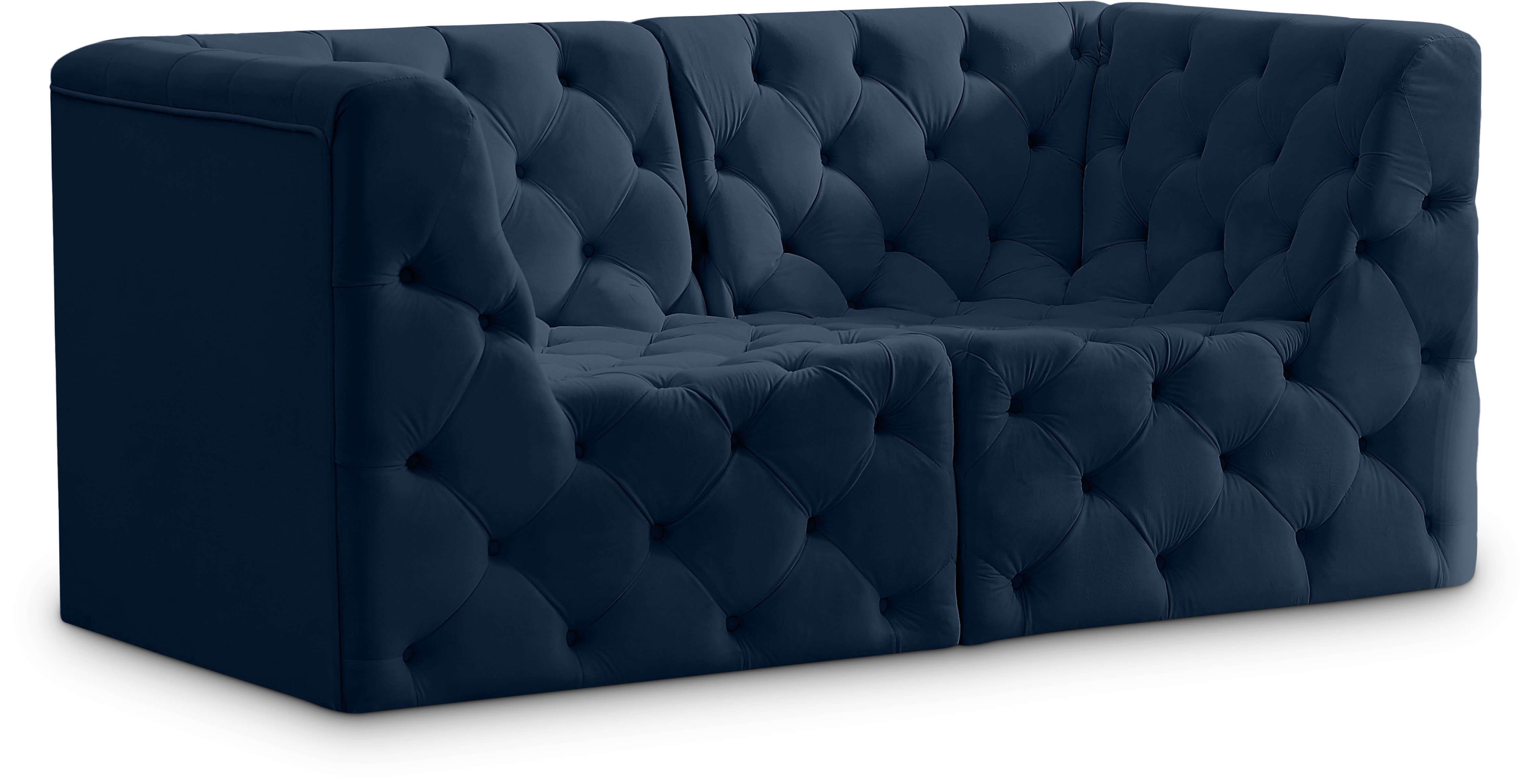Tuft 70" Velvet Modular Sofa