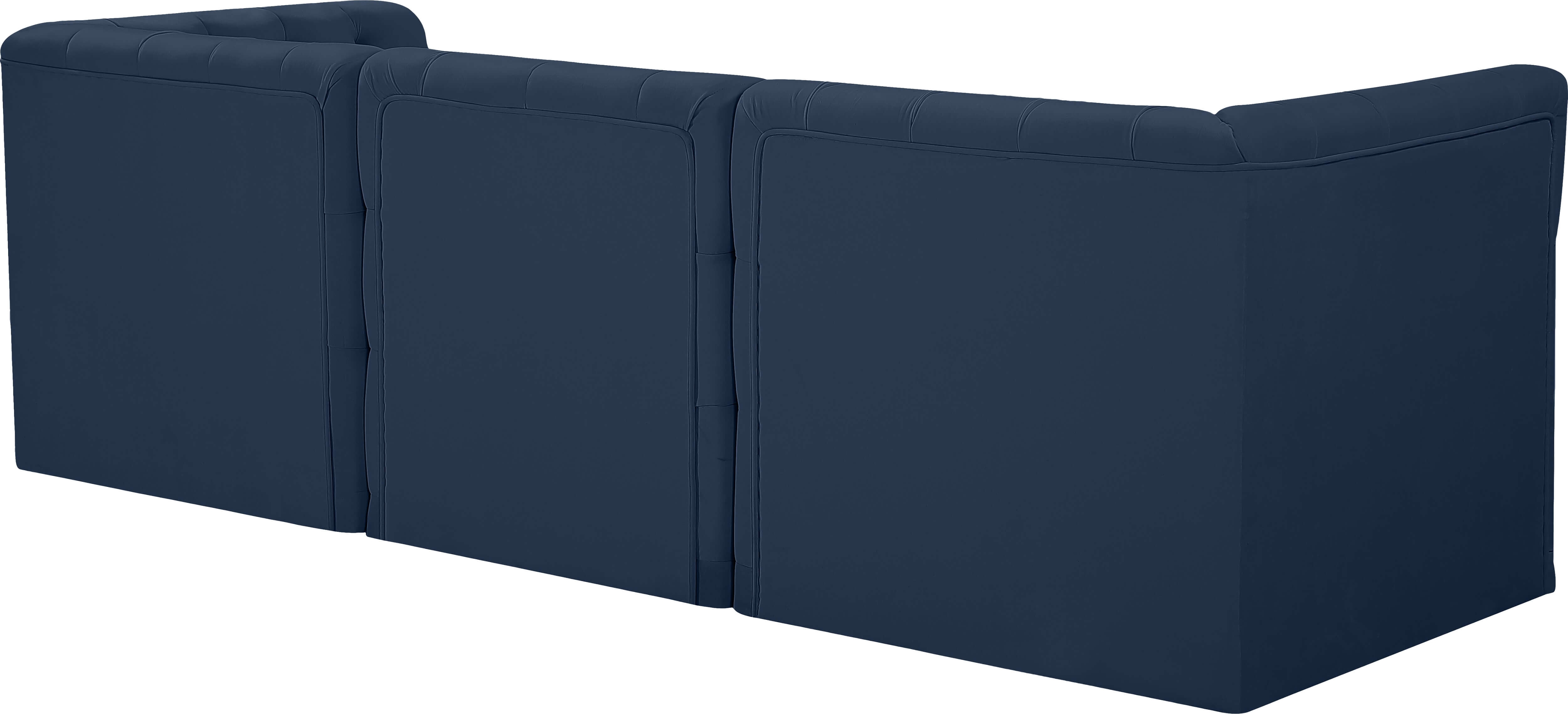 Tuft 99" Velvet Modular Sofa