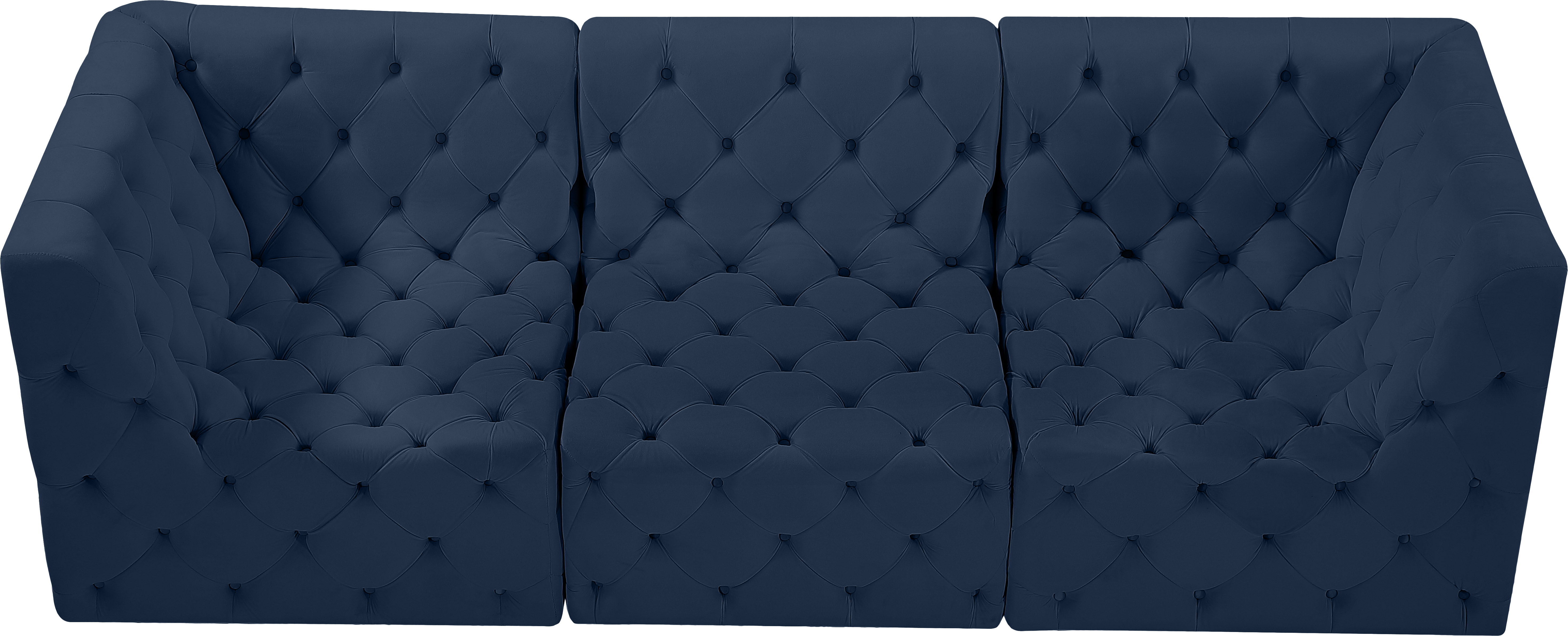 Tuft 99" Velvet Modular Sofa