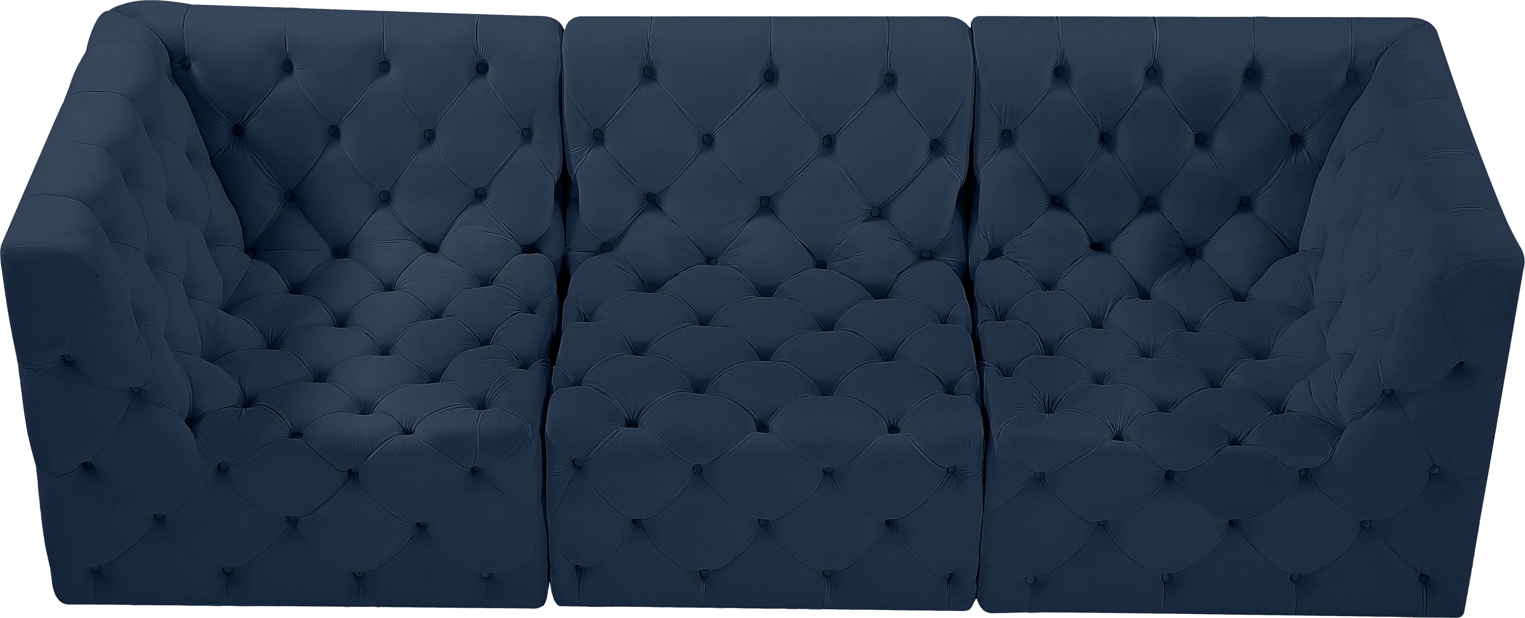 Tuft 99" Velvet Modular Sofa