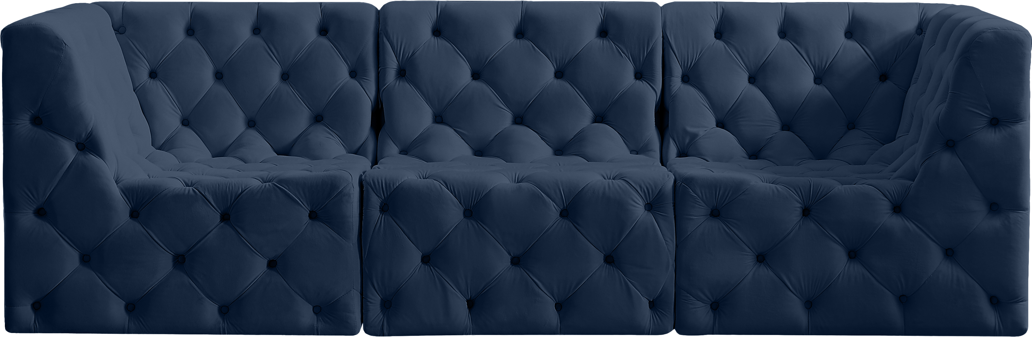 Tuft 99" Velvet Modular Sofa