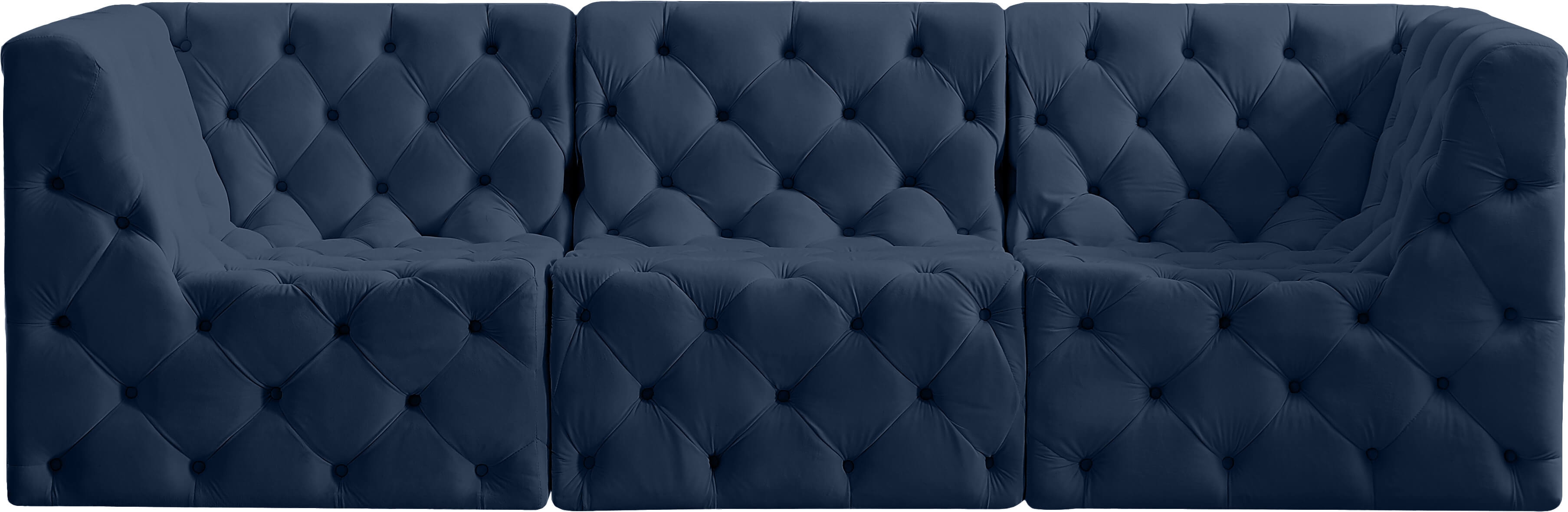 Tuft 99" Velvet Modular Sofa