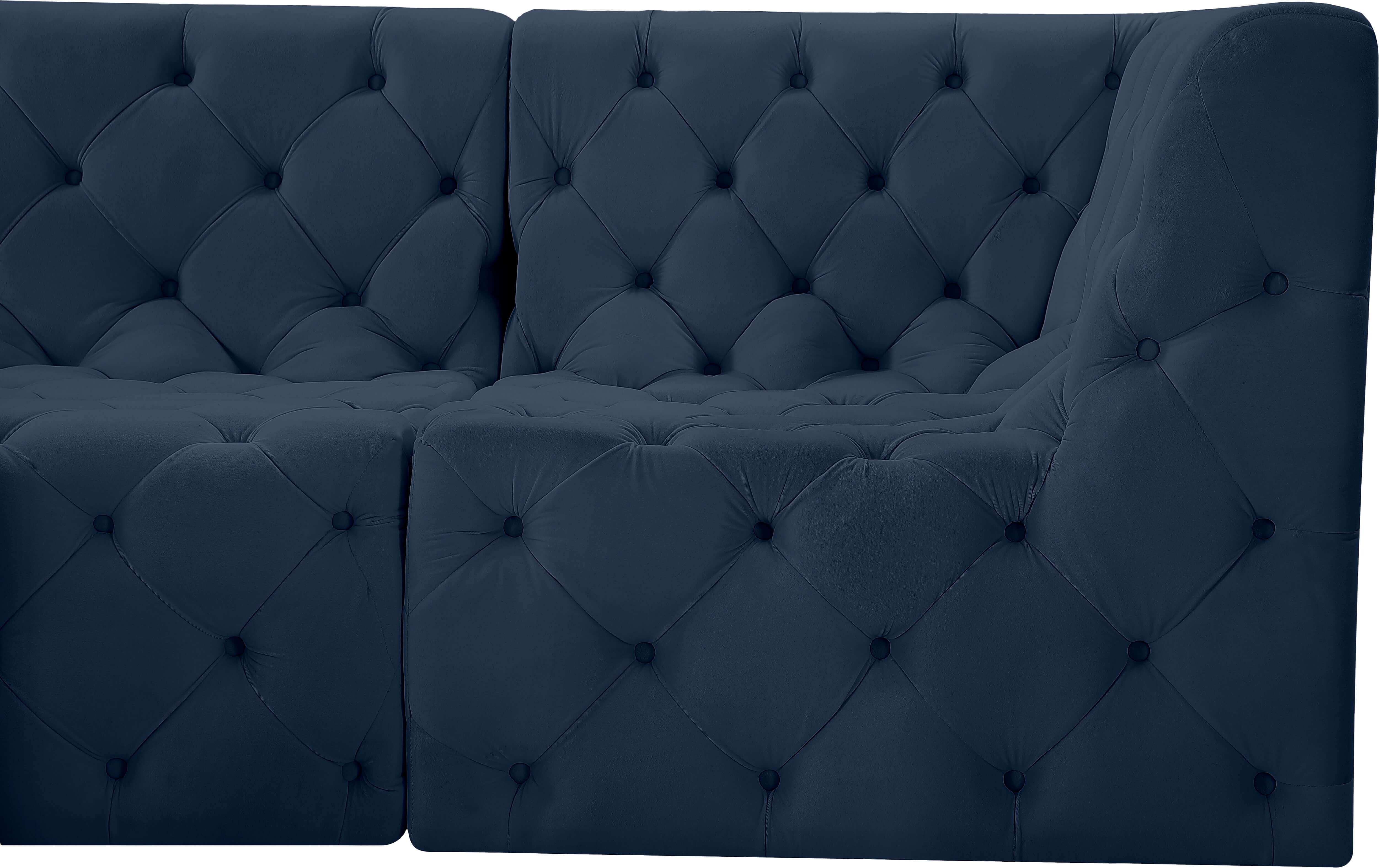 Tuft 99" Velvet Modular Sofa