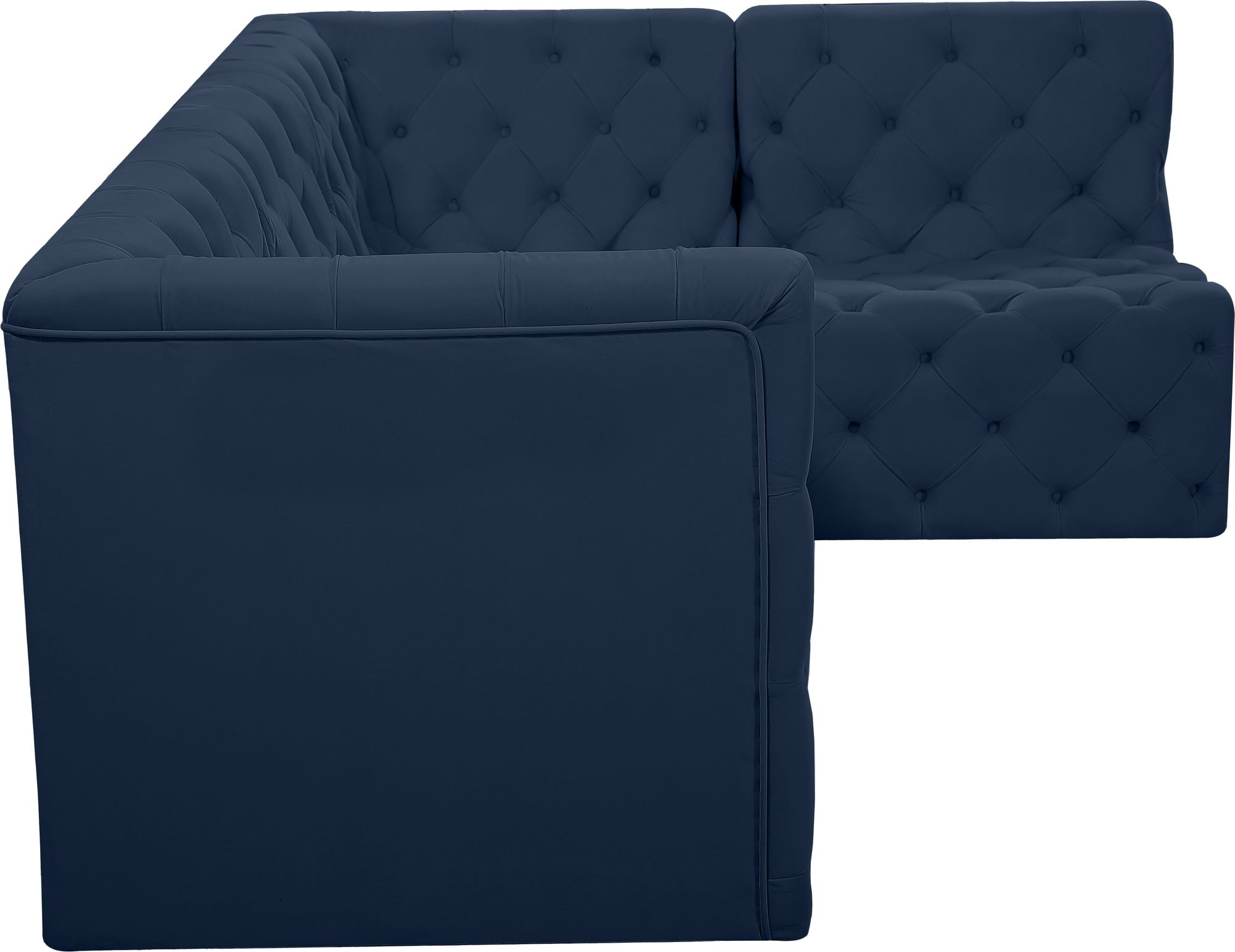 Tuft 99" 4-Piece Velvet Modular Sectional