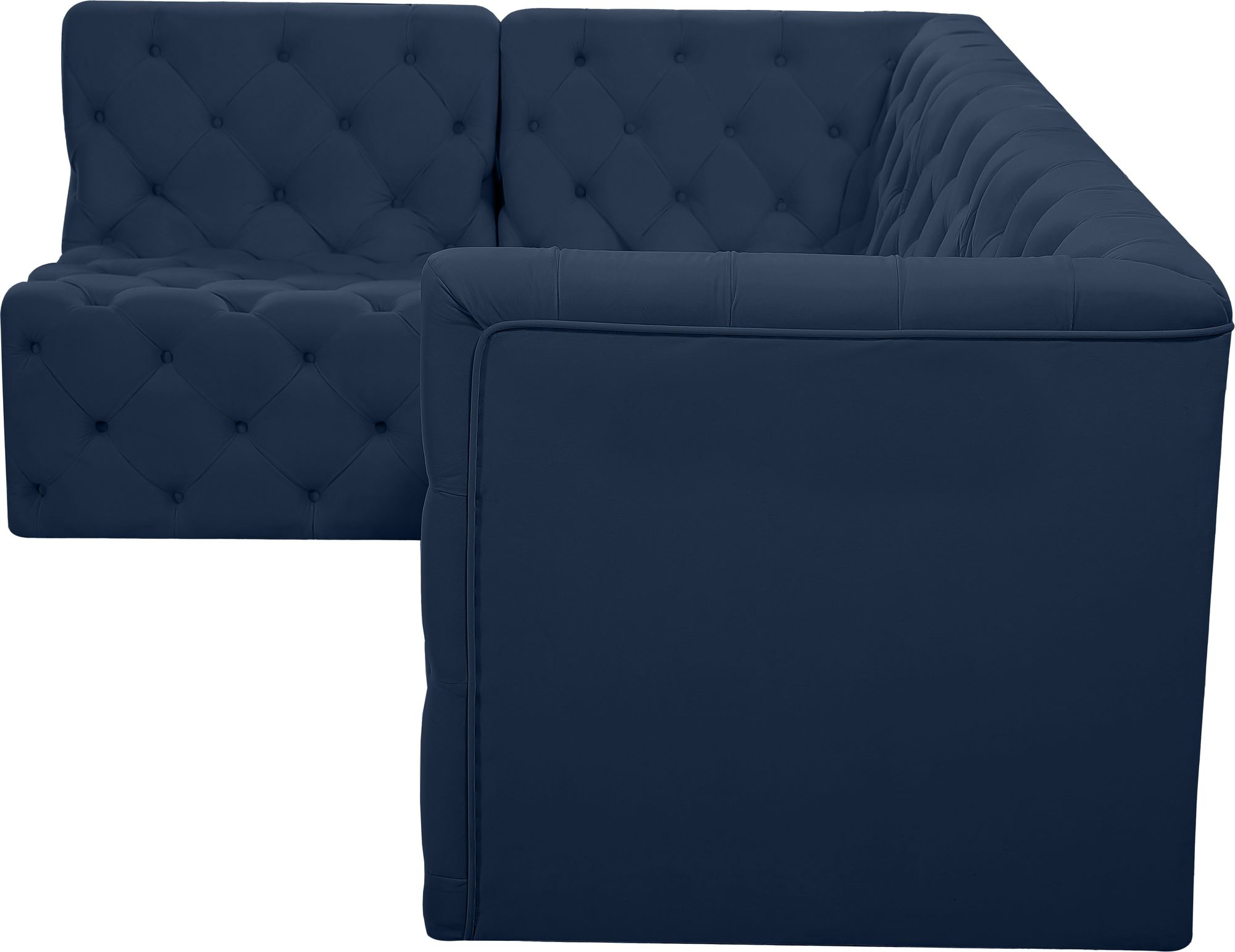 Tuft 99" 4-Piece Velvet Modular Sectional