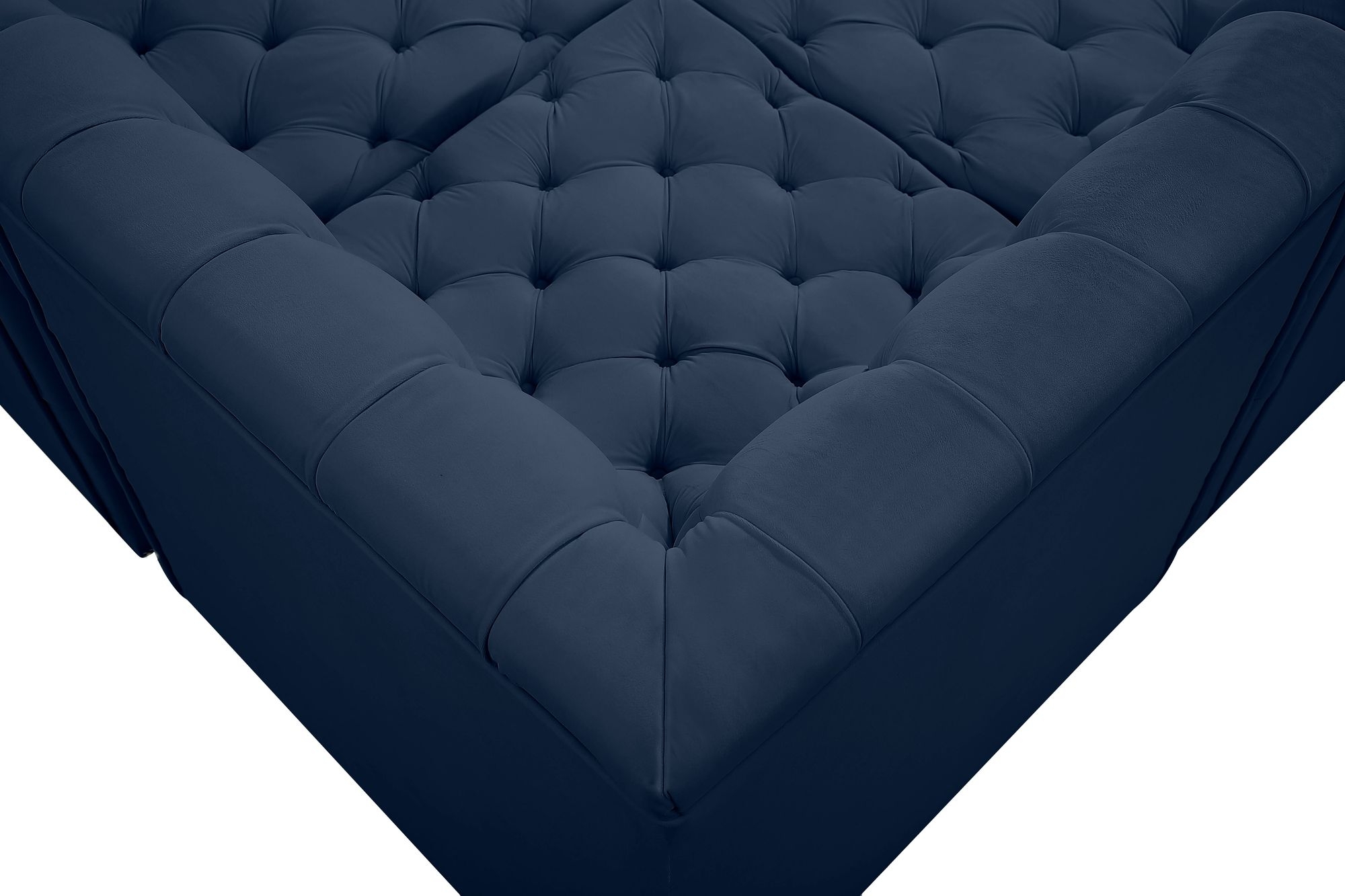 Tuft 99" 4-Piece Velvet Modular Sectional