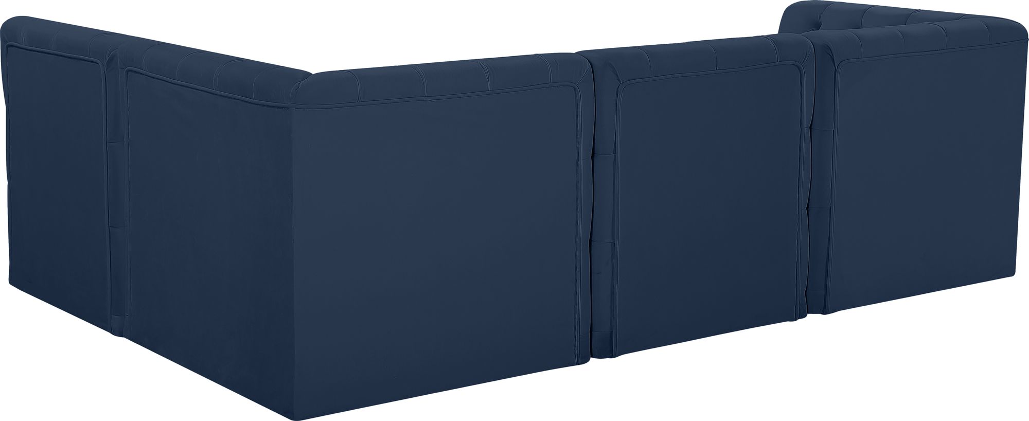 Tuft 99" 4-Piece Velvet Modular Sectional