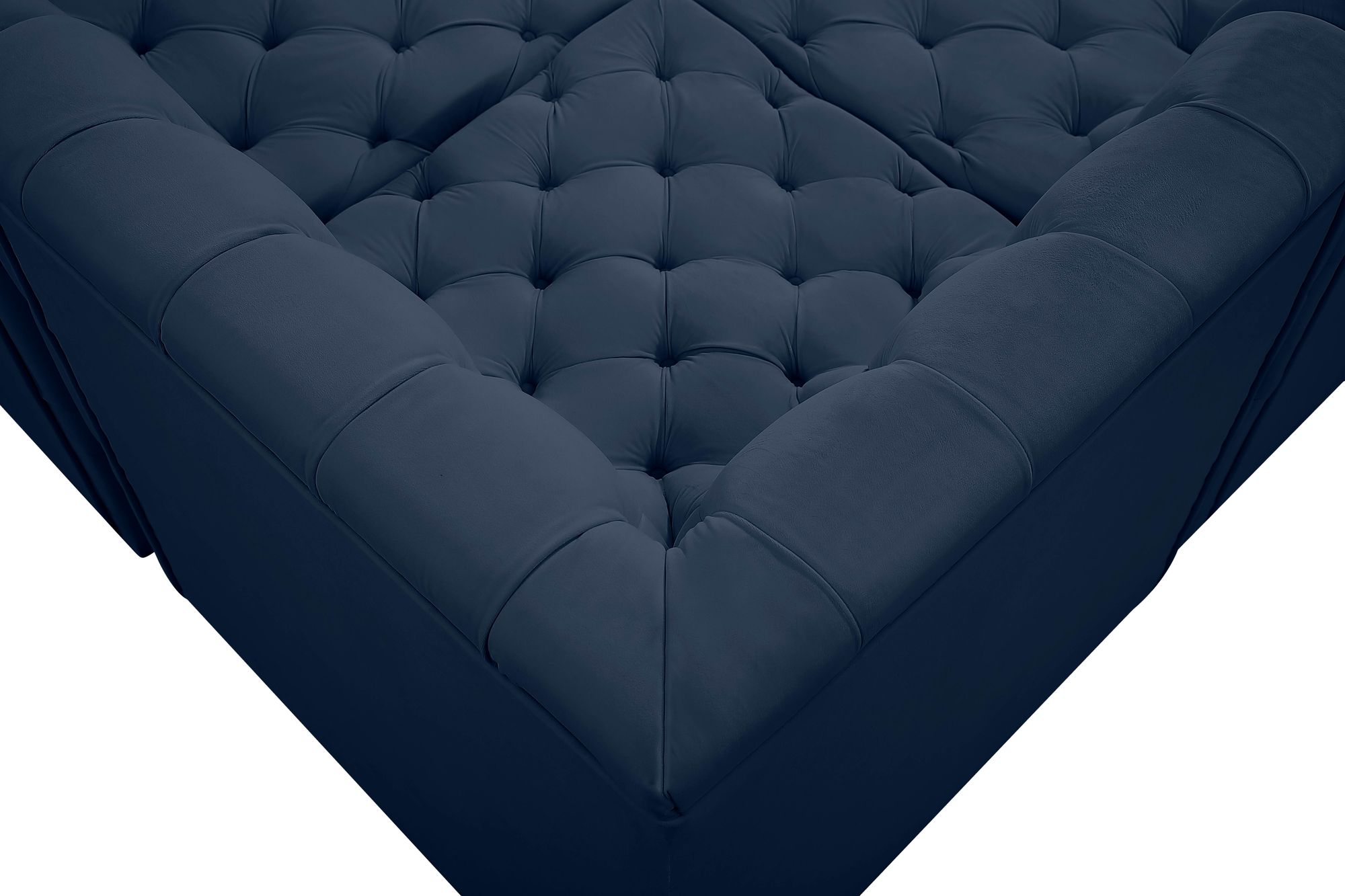 Tuft 128" 6-Piece Velvet Modular Sectional