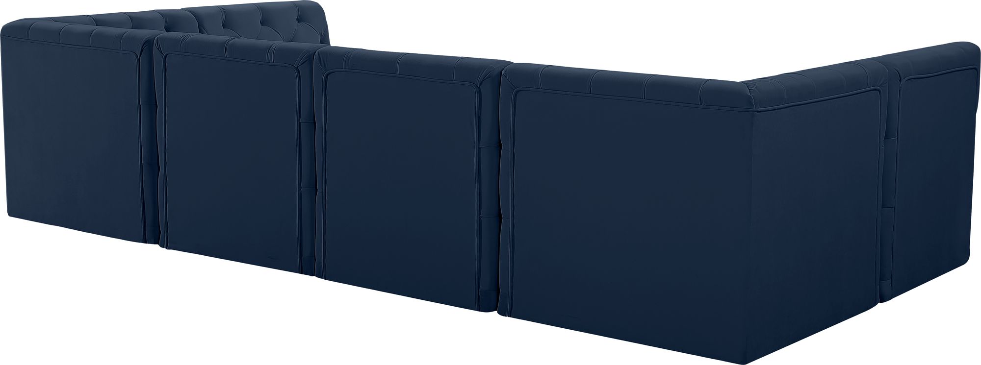 Tuft 128" 6-Piece Velvet Modular U-Shape Sectional