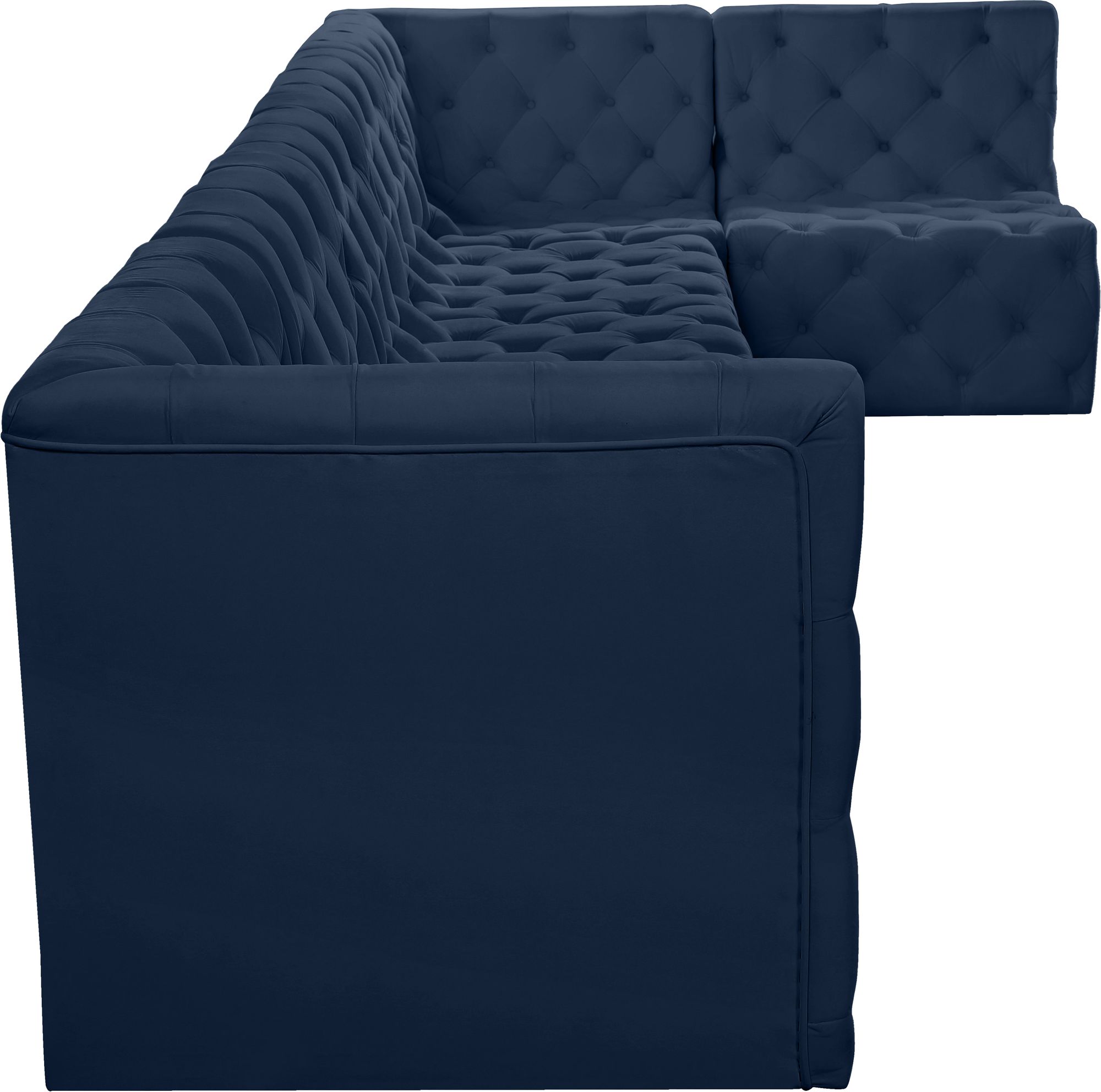 Tuft 157" 6-Piece Velvet Modular Sectional
