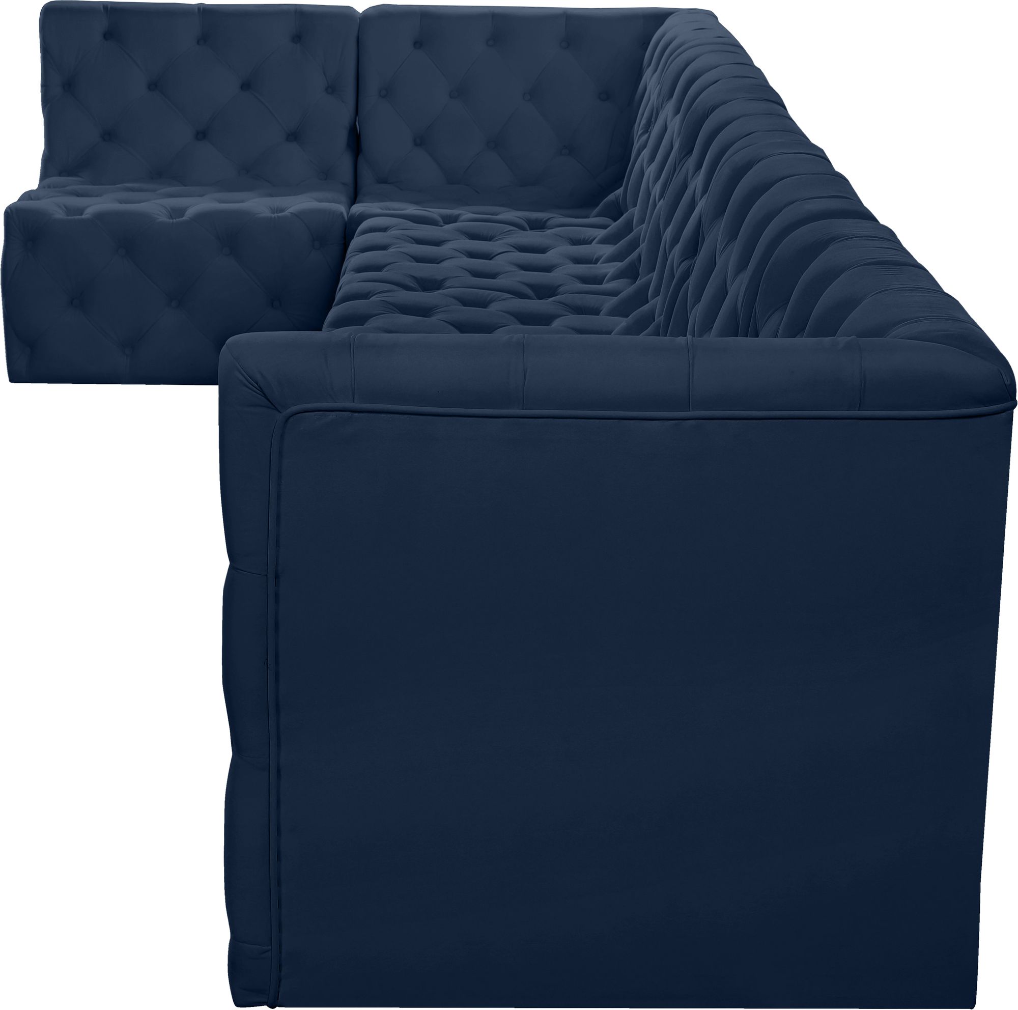 Tuft 157" 6-Piece Velvet Modular Sectional