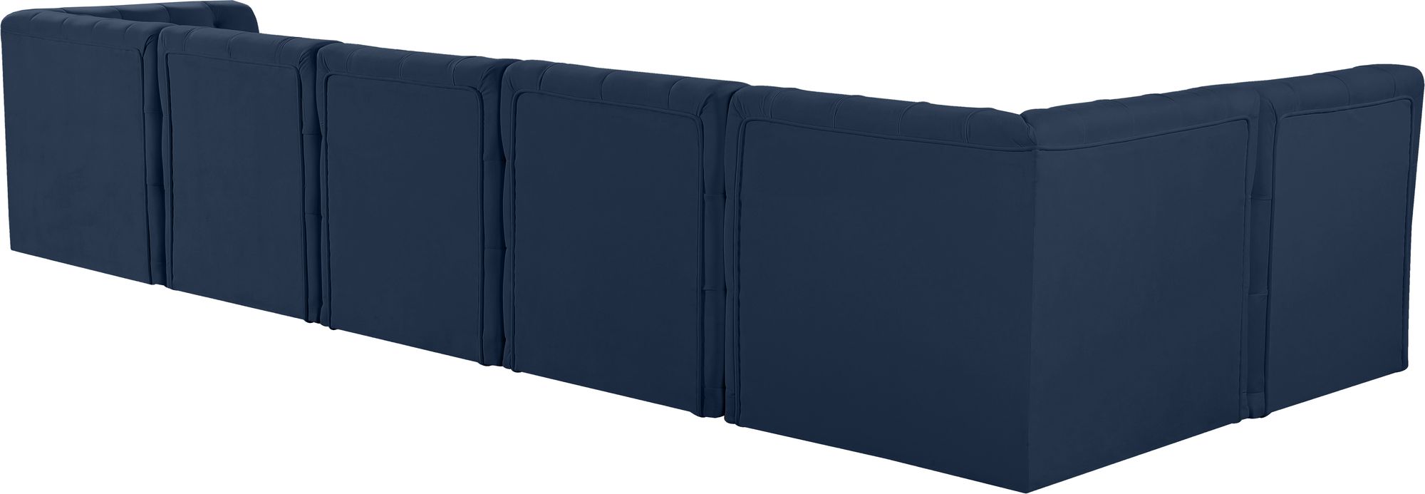 Tuft 157" 6-Piece Velvet Modular Sectional