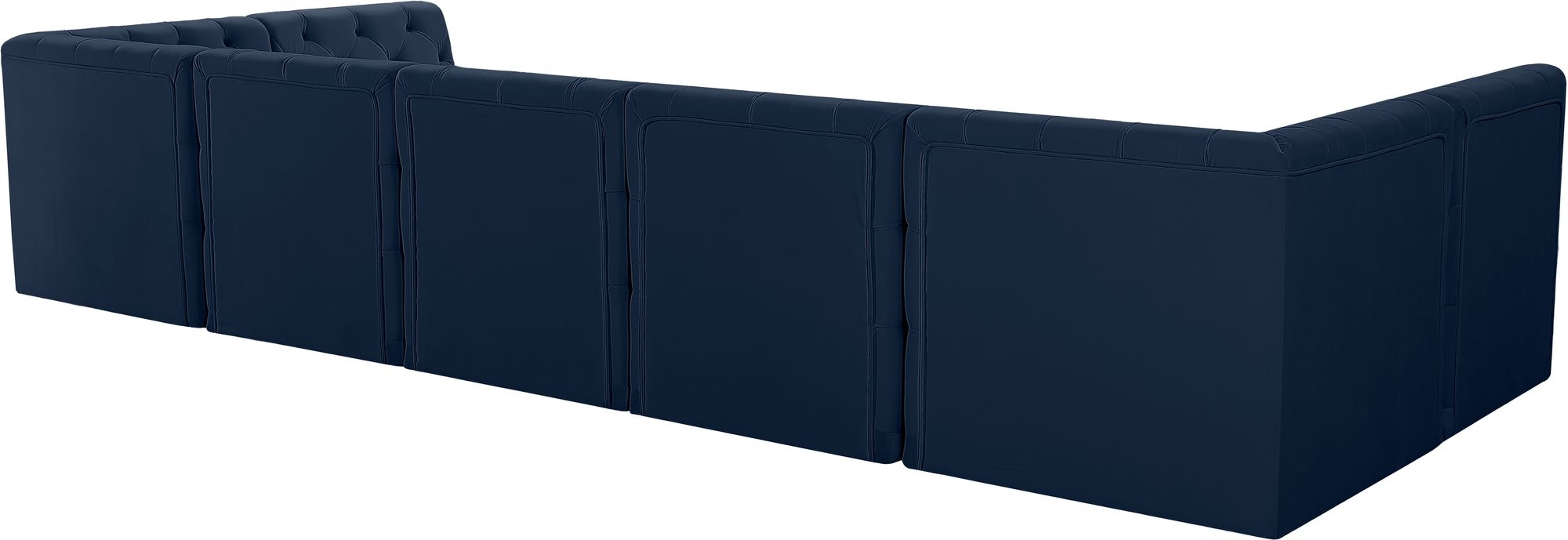 Tuft 157" 7-Piece Velvet Modular Sectional