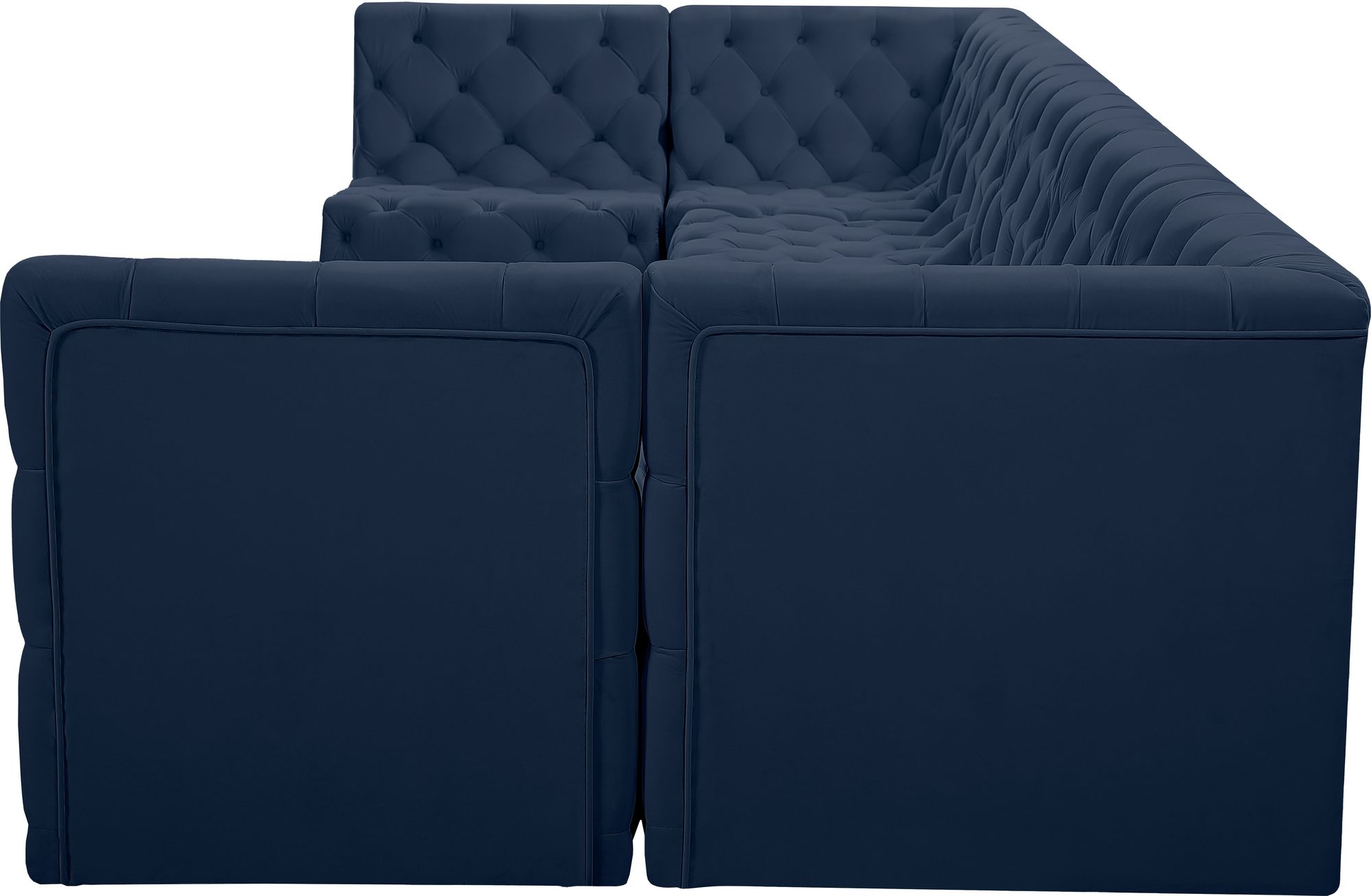 Tuft 157" 7-Piece Velvet Modular Sectional
