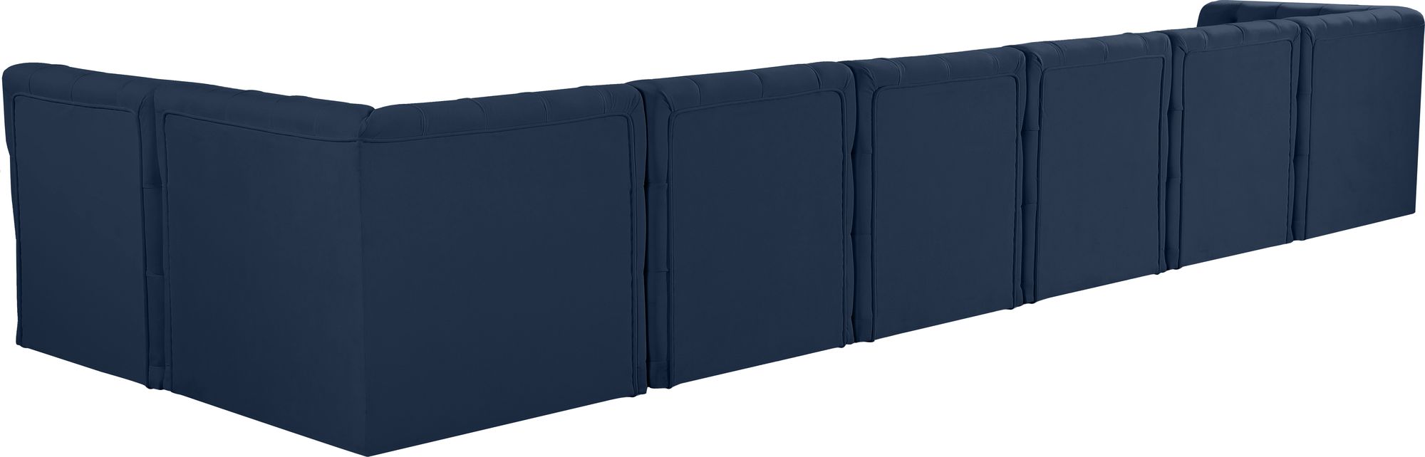 Tuft 186" 7-Piece Velvet Modular Sectional