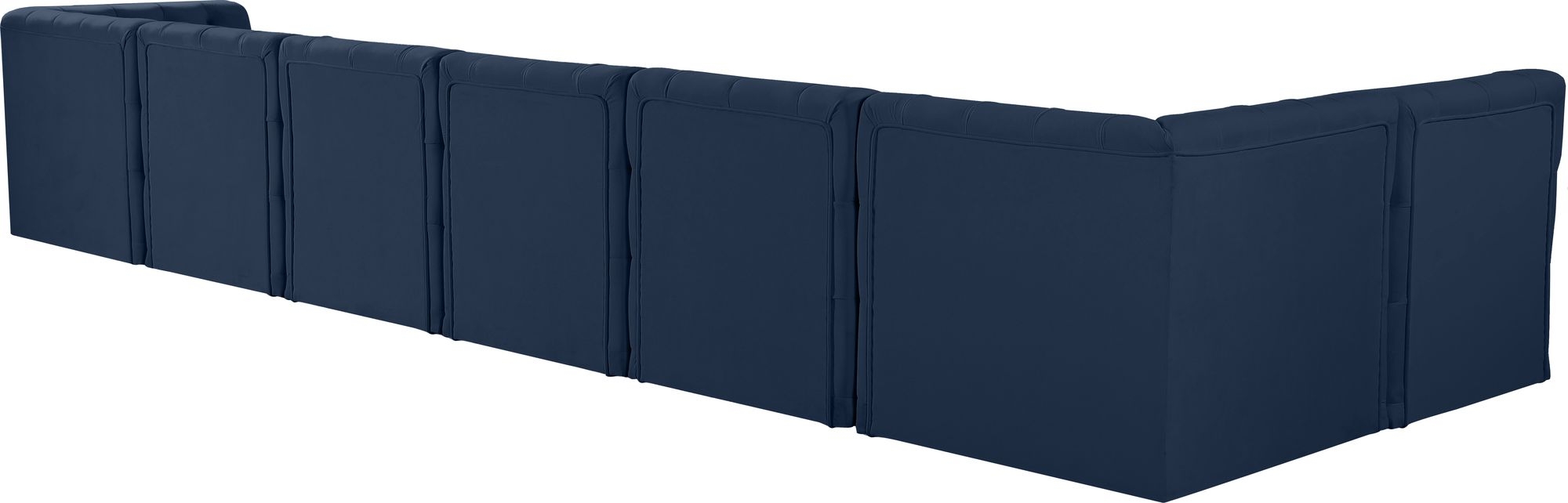 Tuft 186" 7-Piece Velvet Modular Sectional