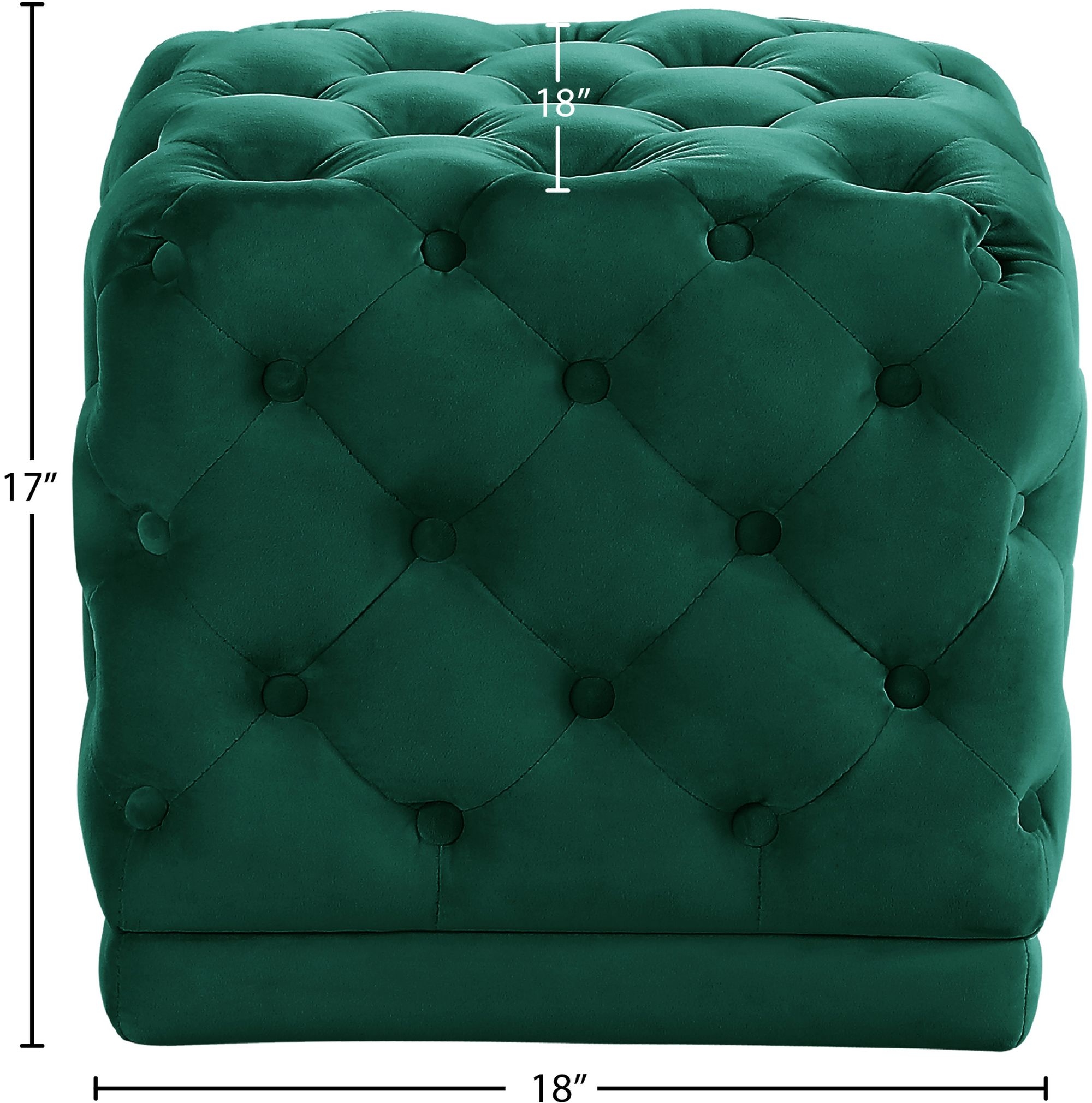 Stella Velvet Ottoman/Stool