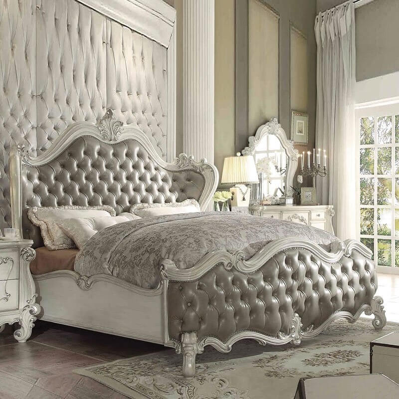 Versailles PU Tufted Panel Bed