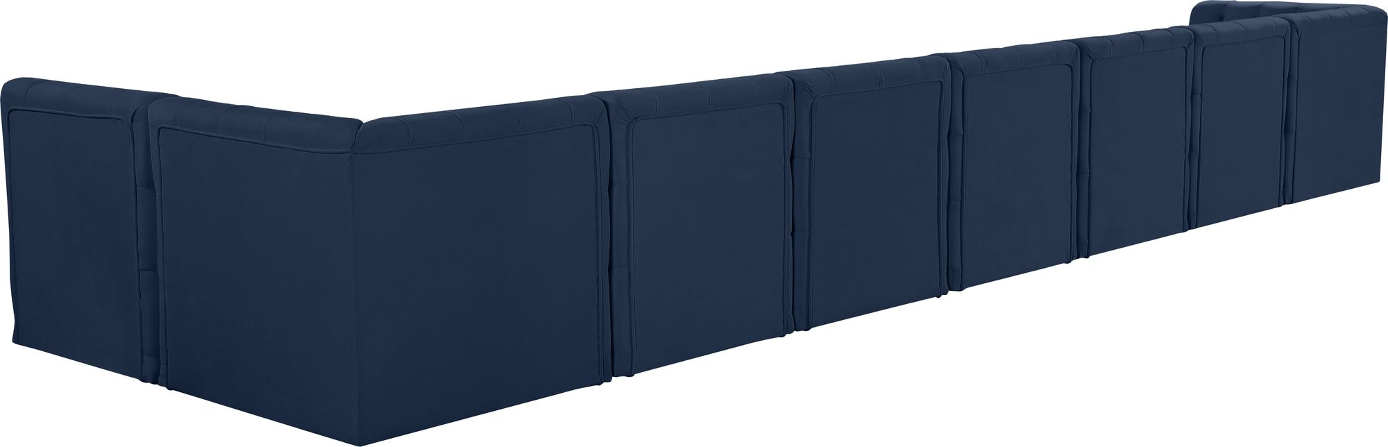 Tuft 186" 8-Piece Velvet Modular Sectional