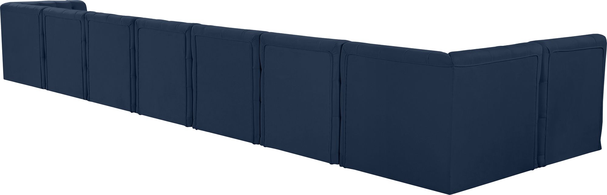 Tuft 186" 8-Piece Velvet Modular Sectional