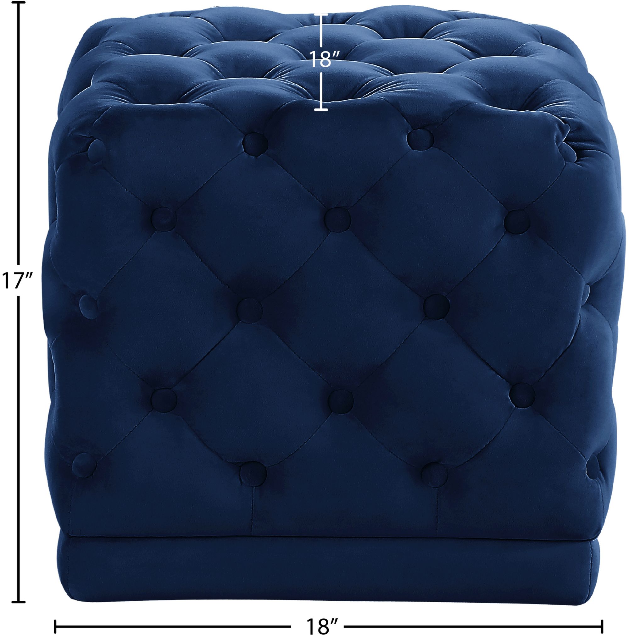 Stella Velvet Ottoman/Stool