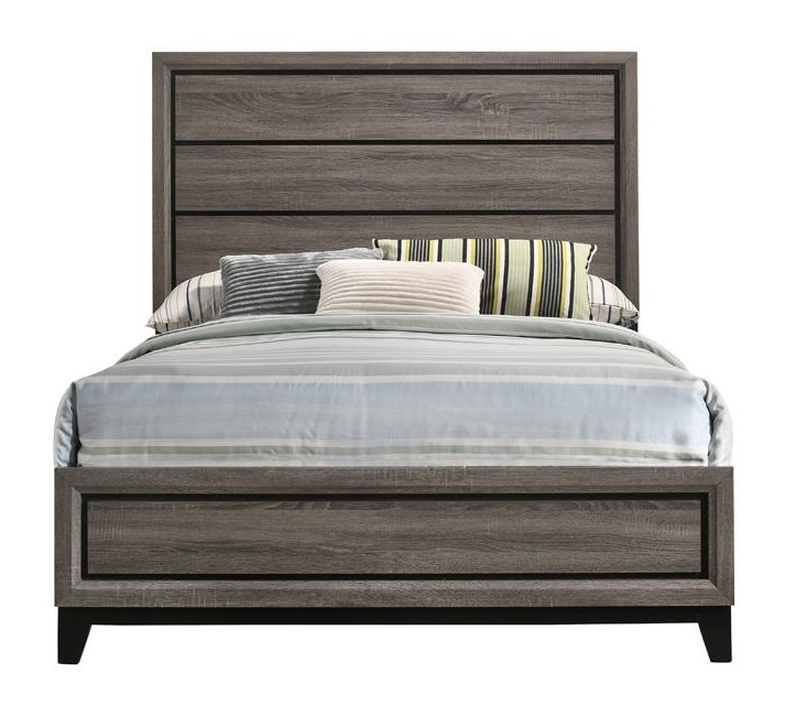 Watson Wood Panel Bed, Full Size