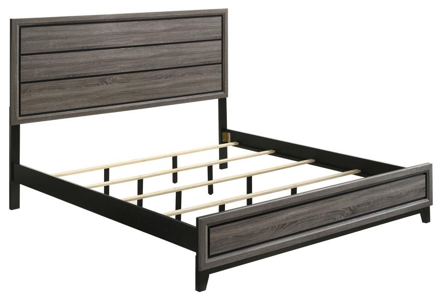 Watson Wood Panel Bed