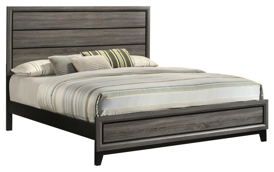 Watson Wood Panel Bed