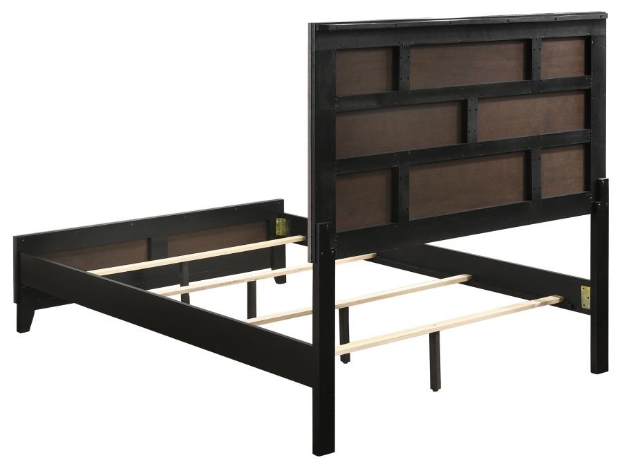 Watson Wood Panel Bed, Queen Size