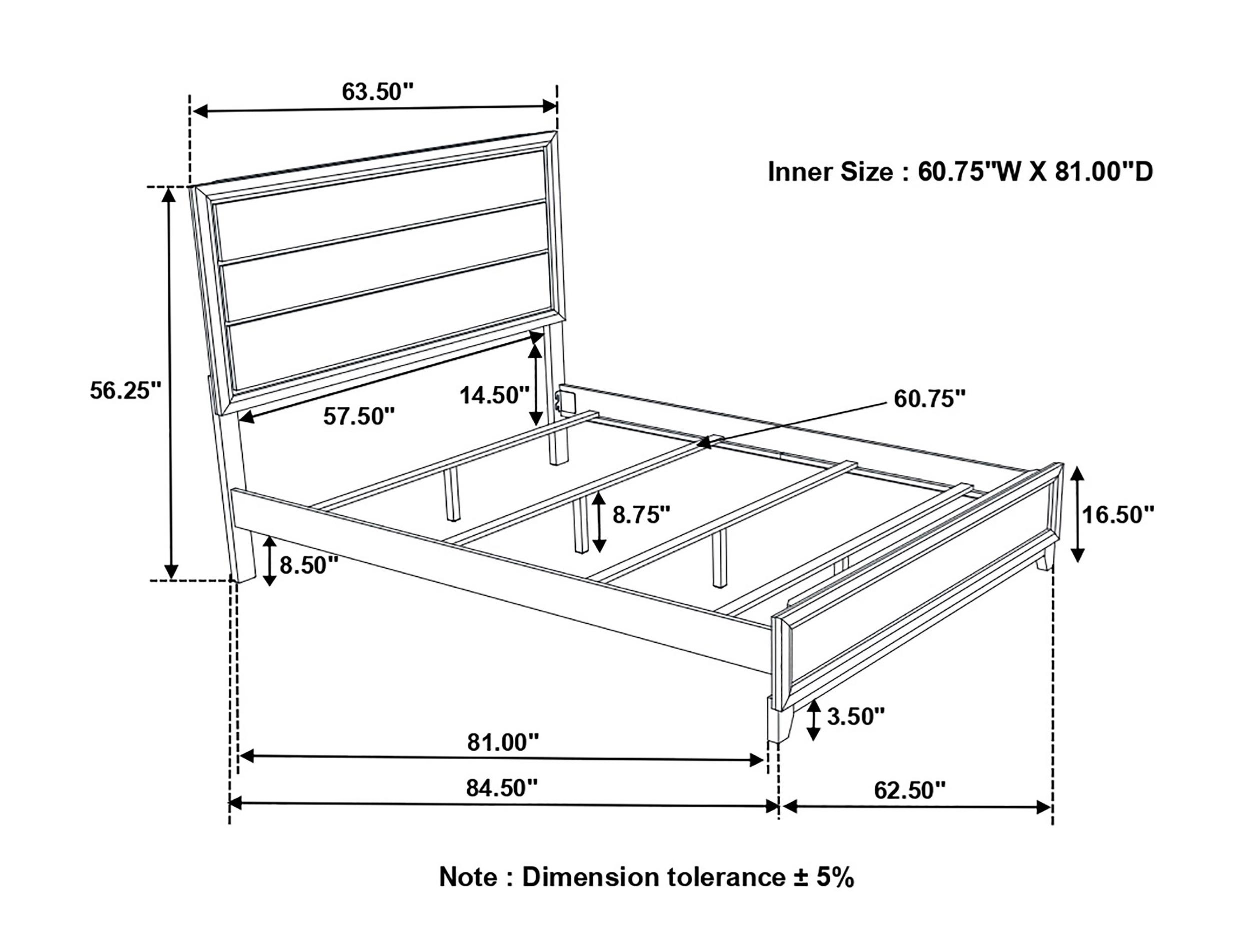 Watson Wood Panel Bed