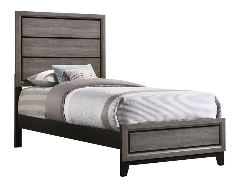Watson Wood Panel Bed