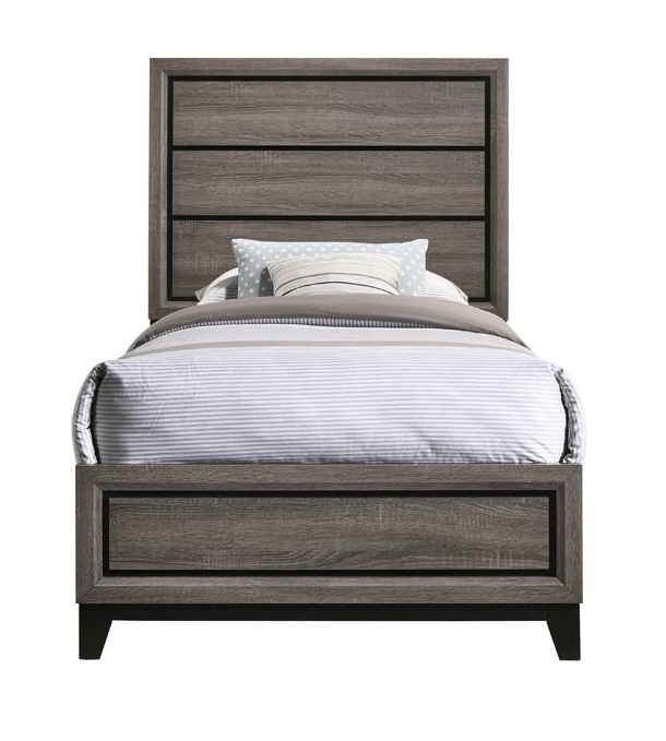 Watson Wood Panel Bed, Twin Size