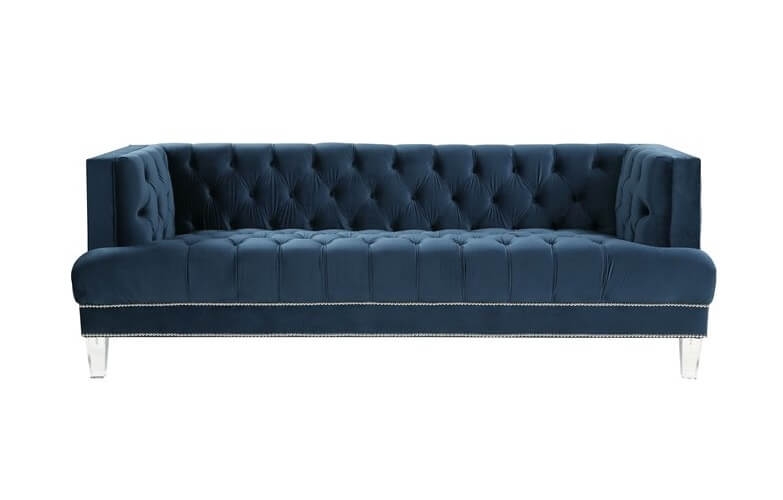 Ansario Velvet Tufted Sofa