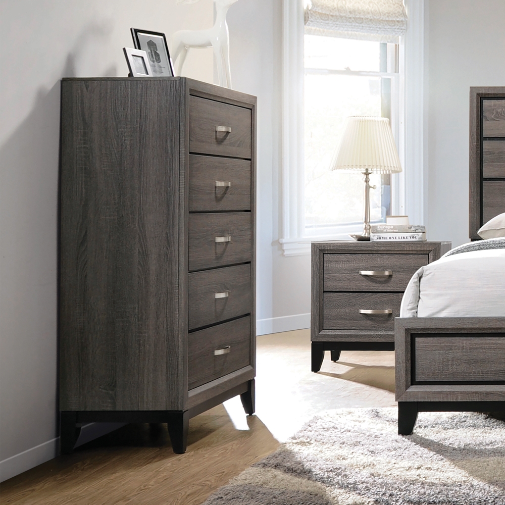 Watson Wood Chest w/5 Drawers