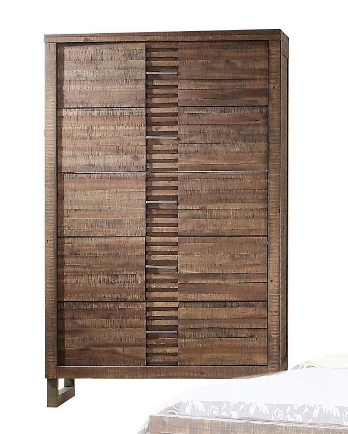 Andria Wood Panel Bedroom Set