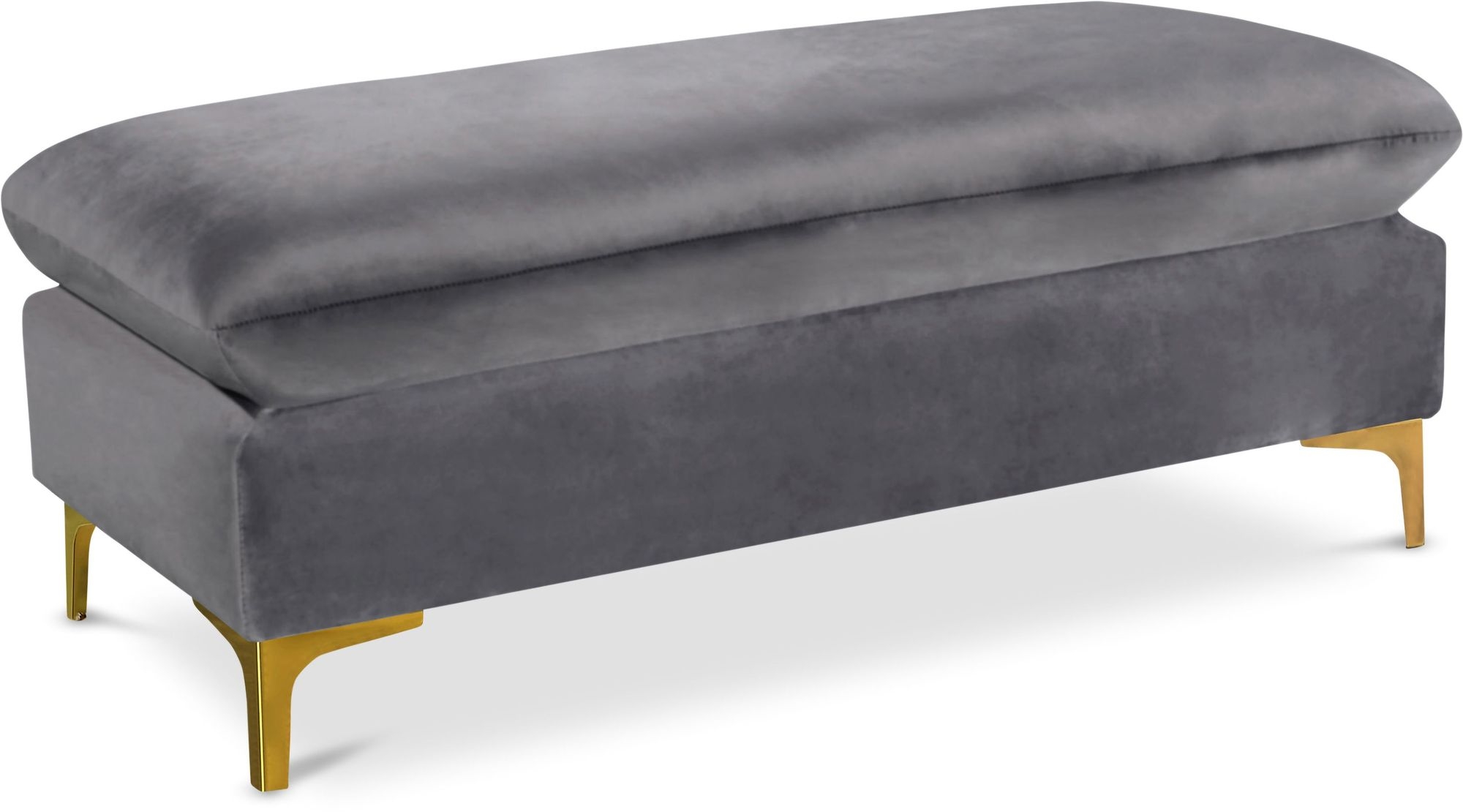 Naomi Velvet Ottoman/Bench