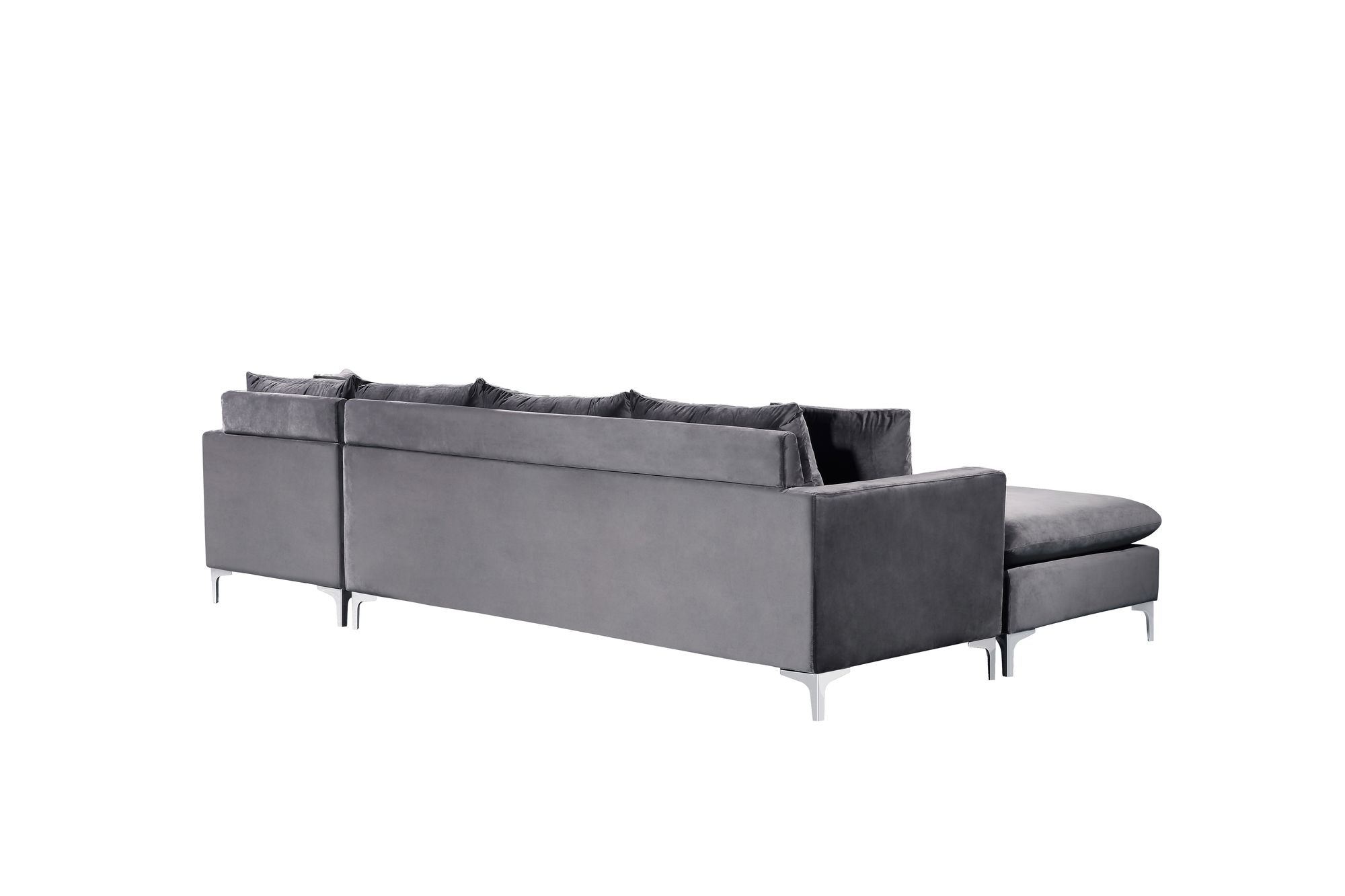Naomi 110" Velvet Reversible Sectional