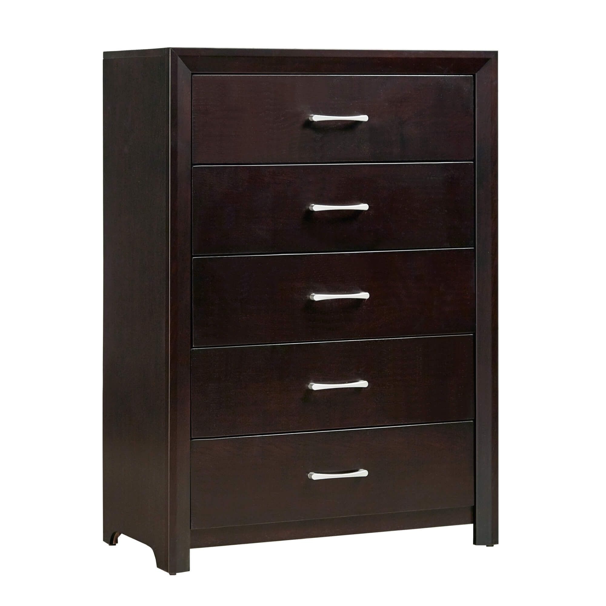Edina Leatherette/Wood Veneer Panel Youth Bedroom Set