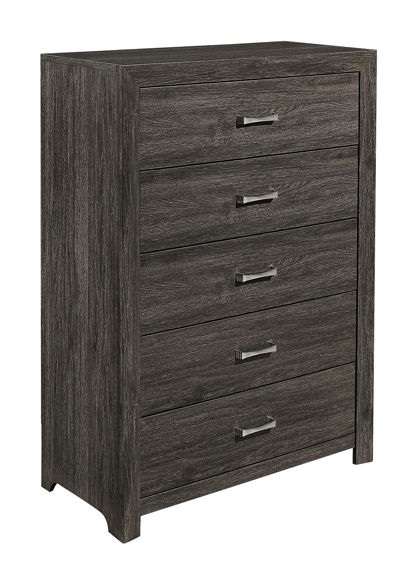 Edina Leatherette/Wood Veneer Panel Youth Bedroom Set