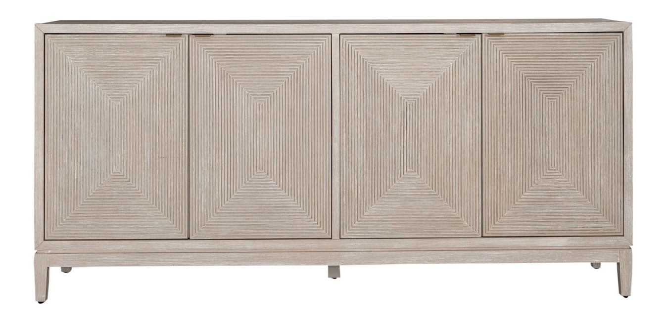 Kinsley Wood Accent Cabinet w/4 Doors