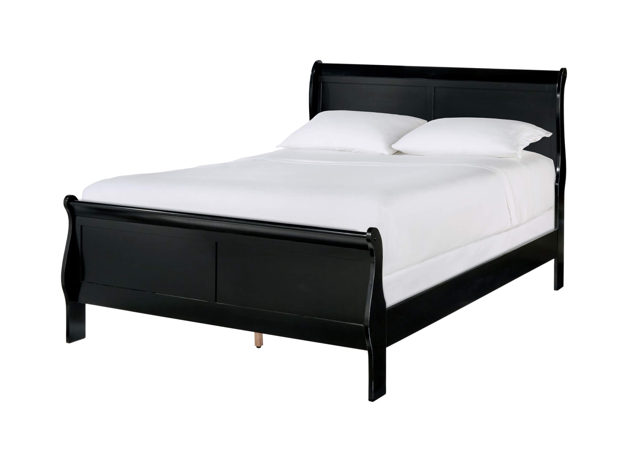 Mayville Wood Sleigh Bed - Thumbnail 3