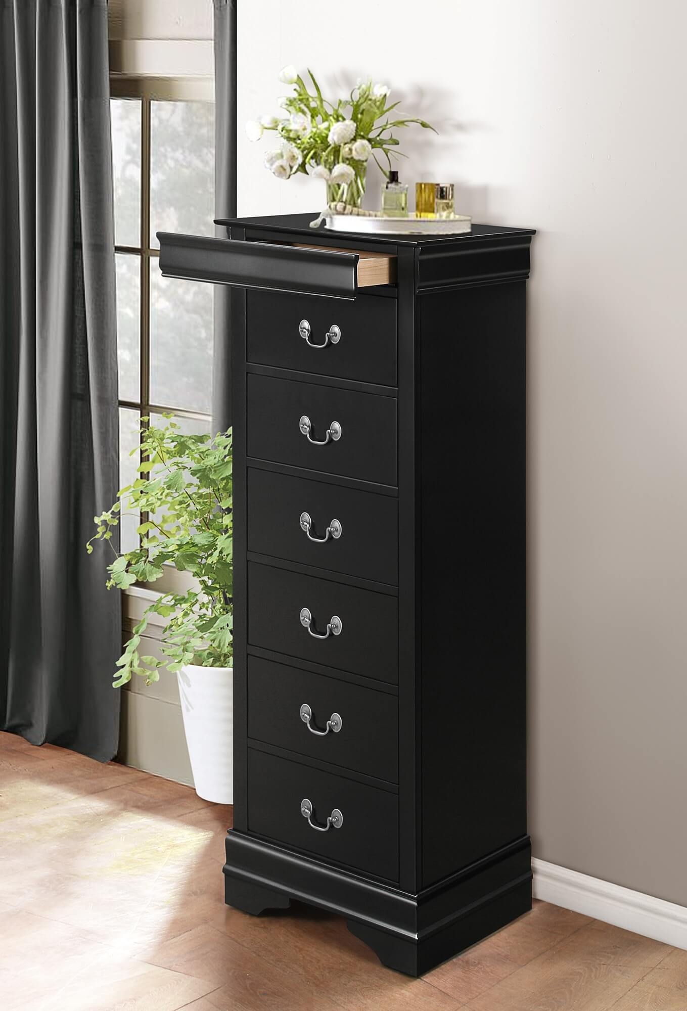 Mayville Wood Lingerie Chest w/ Hidden Drawer