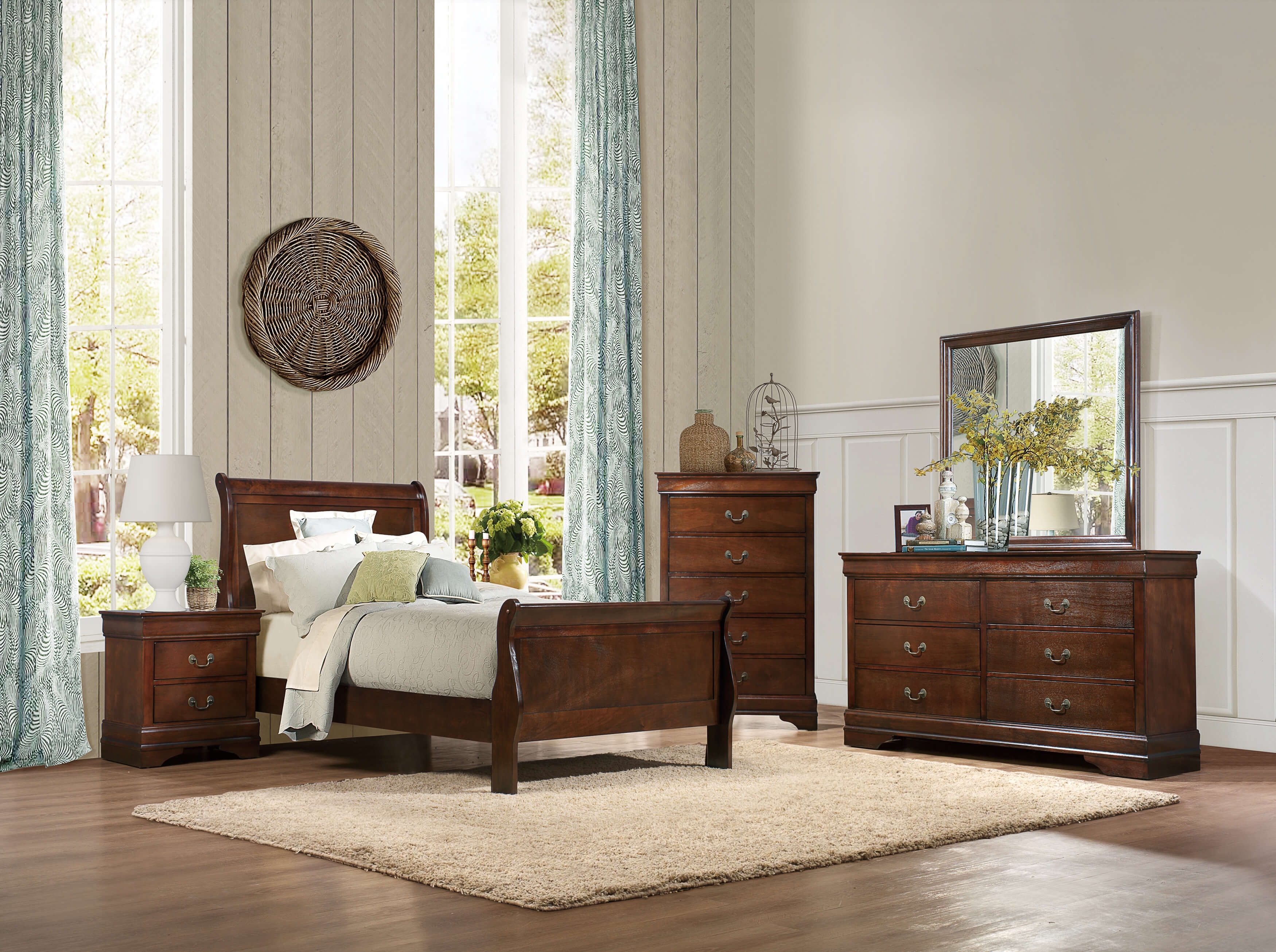 Mayville Classic Wood Youth Bedroom Set