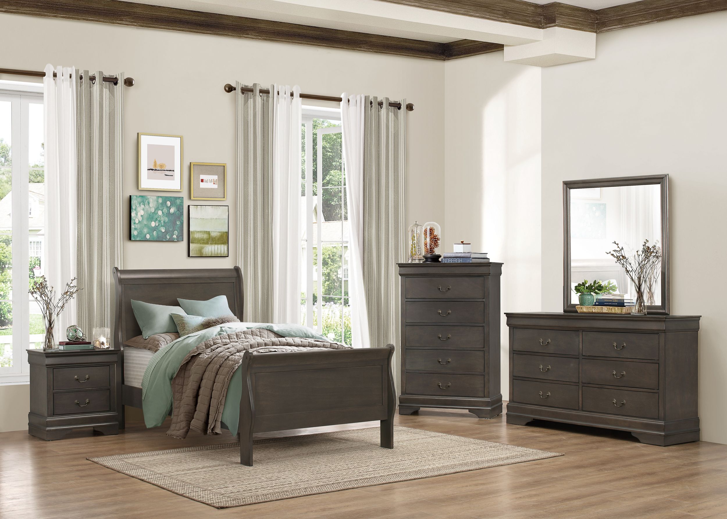 Mayville Classic Wood Youth Bedroom Set