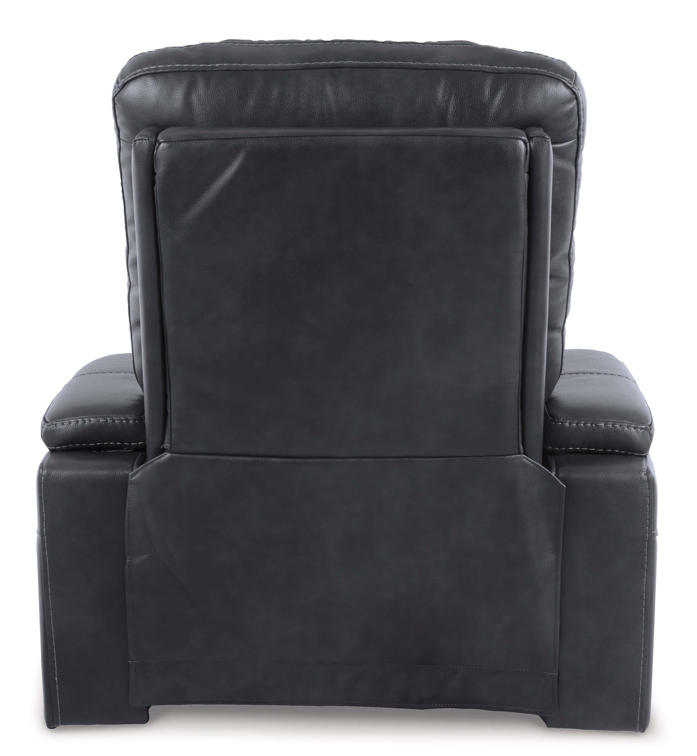 Composer Polyester/PU Power Recliner w/Ambient Blue LED Lighting
