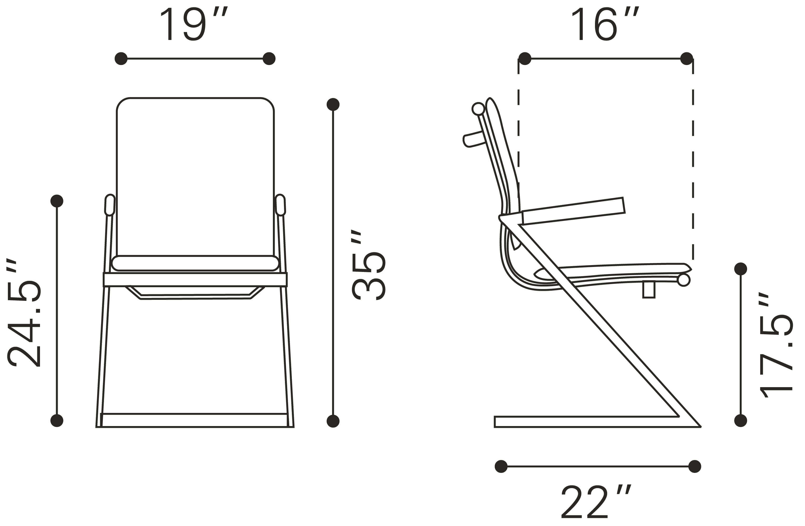 Lider Plus Leatherette Conference Chair